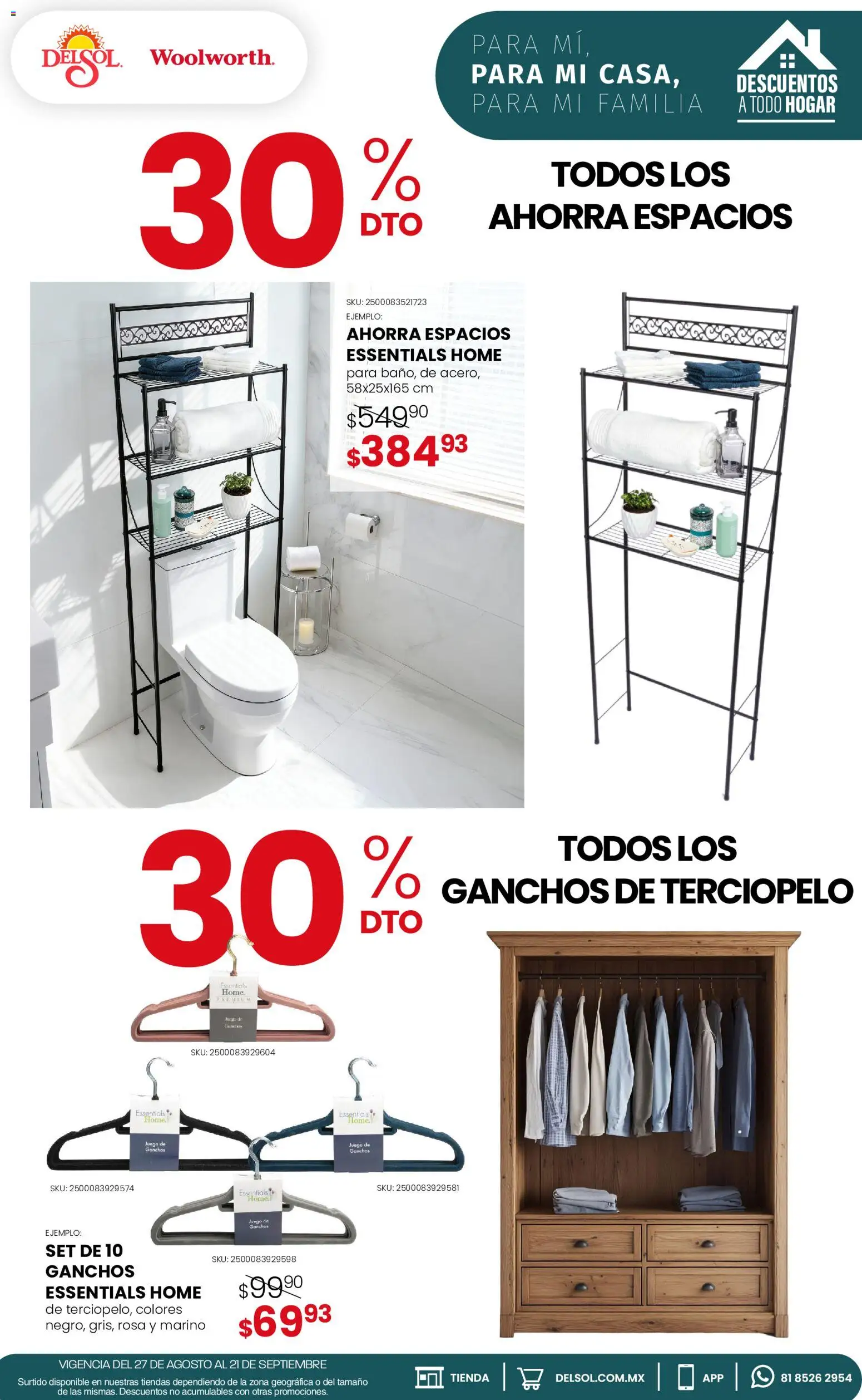 Vista previa las ofertas de la tienda Del Sol y Woolworth - Del Sol y Woolworth catálogo desde el 27/08/2026 - Juego