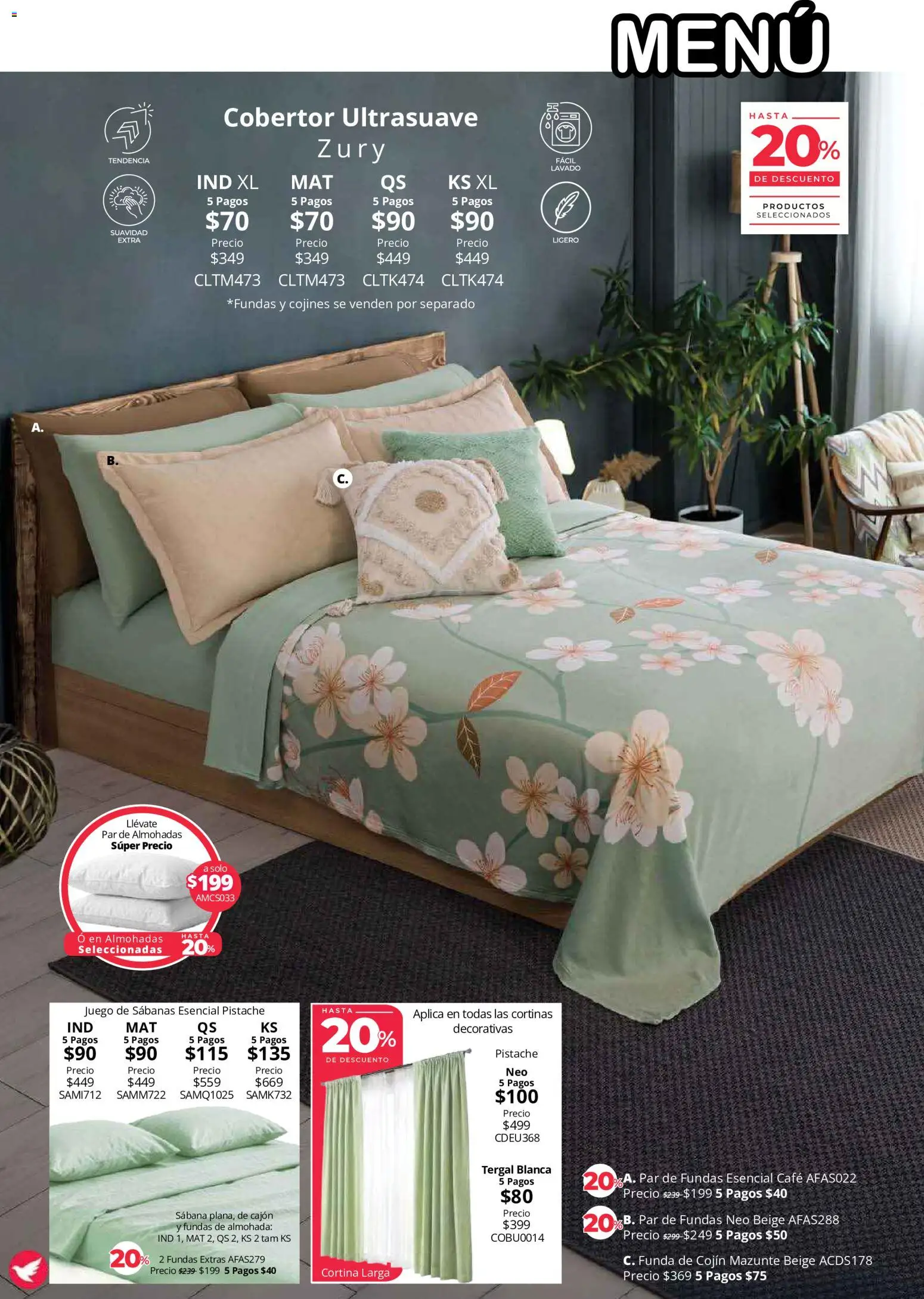 Vista previa las ofertas de la tienda Colchas Concord - Colchas Concord catálogo Colección Cobertor desde el 01/08/2026 