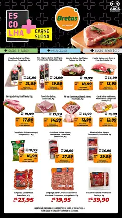 Pré-Visualização do folheto "Bretas ofertas Carne" da loja Bretas válido a partir de 04/06/2026