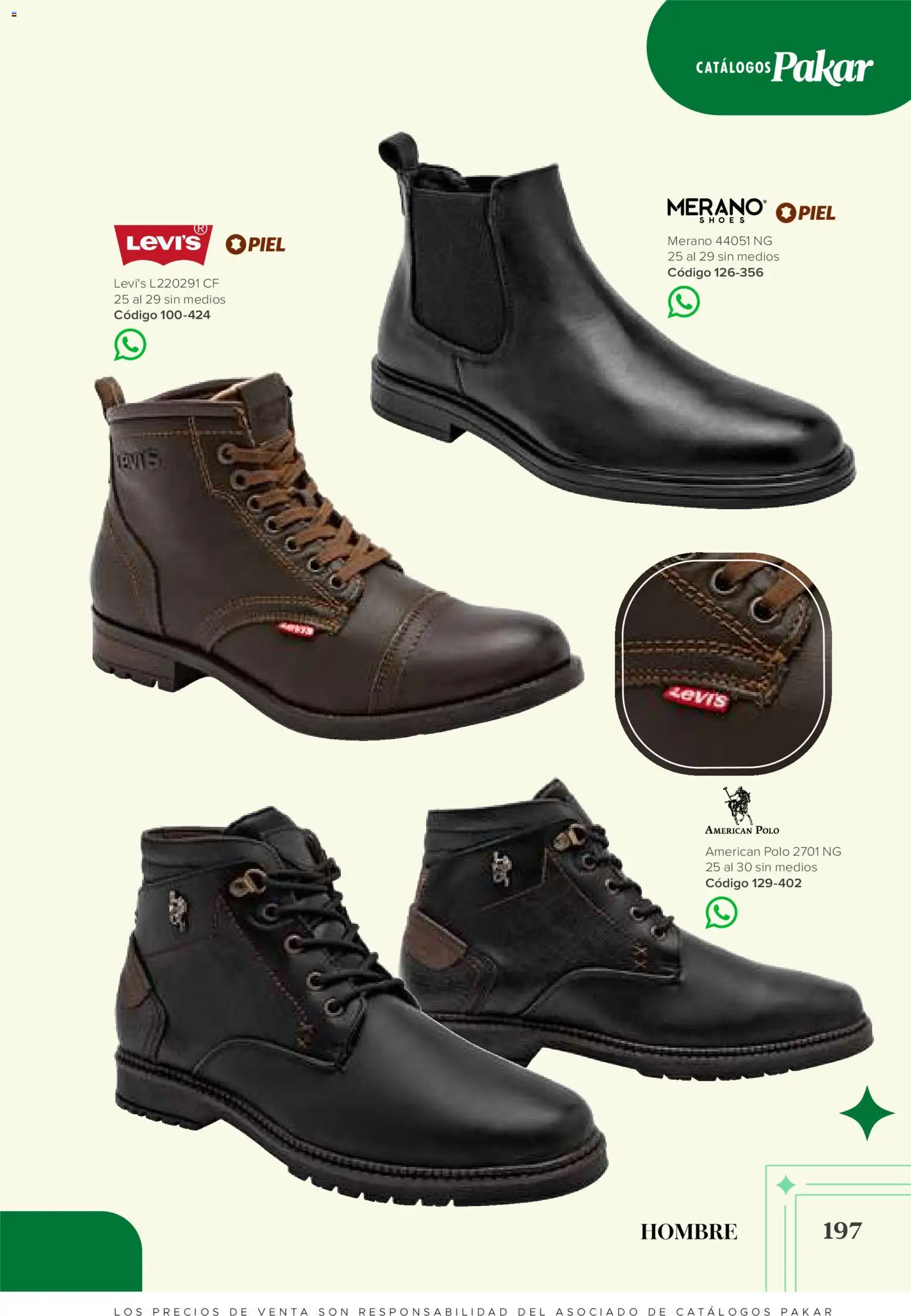 Vista previa las ofertas de la tienda SC Pakar - SC Pakar catálogo Hombre desde el 31/07/2026 