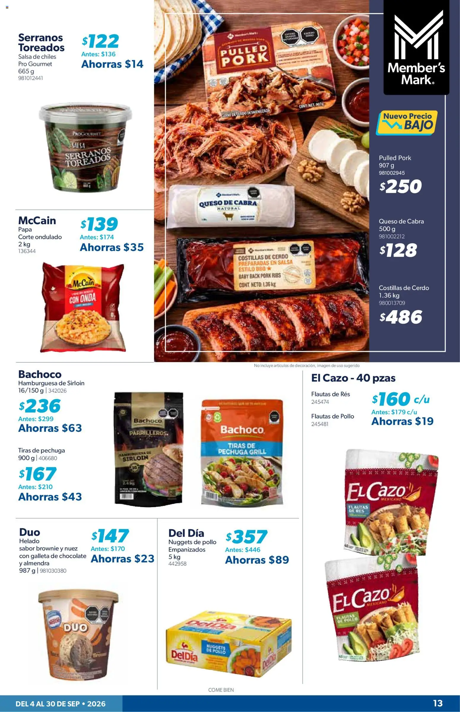Vista previa las ofertas de la tienda Sam's Club - Sam's Club catálogo desde el 04/09/2026 