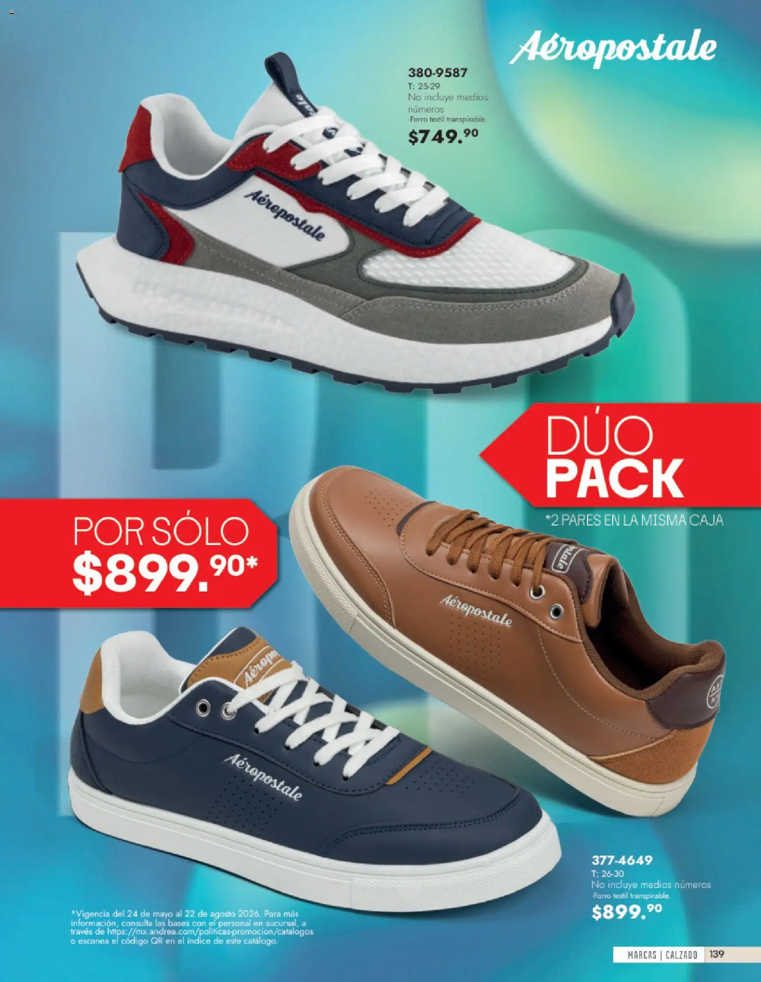 Vista previa las ofertas de la tienda Andrea - Andrea catálogo Calzado Caballero desde el 24/05/2026 - Caja