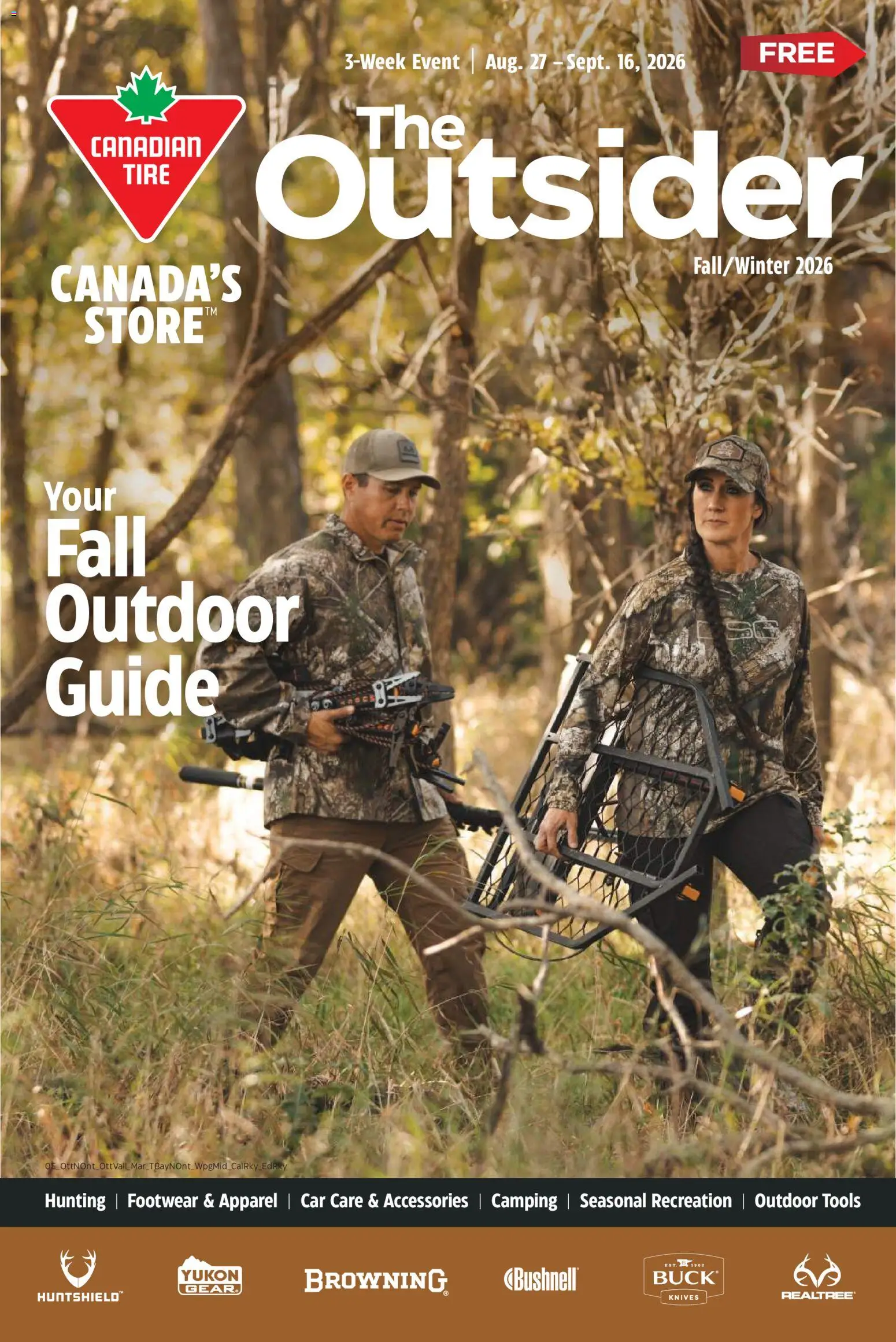 Preview of leaflet Canadian Tire flyer - The Outsider from shop Canadian Tire is valid from Aug 27, 2026