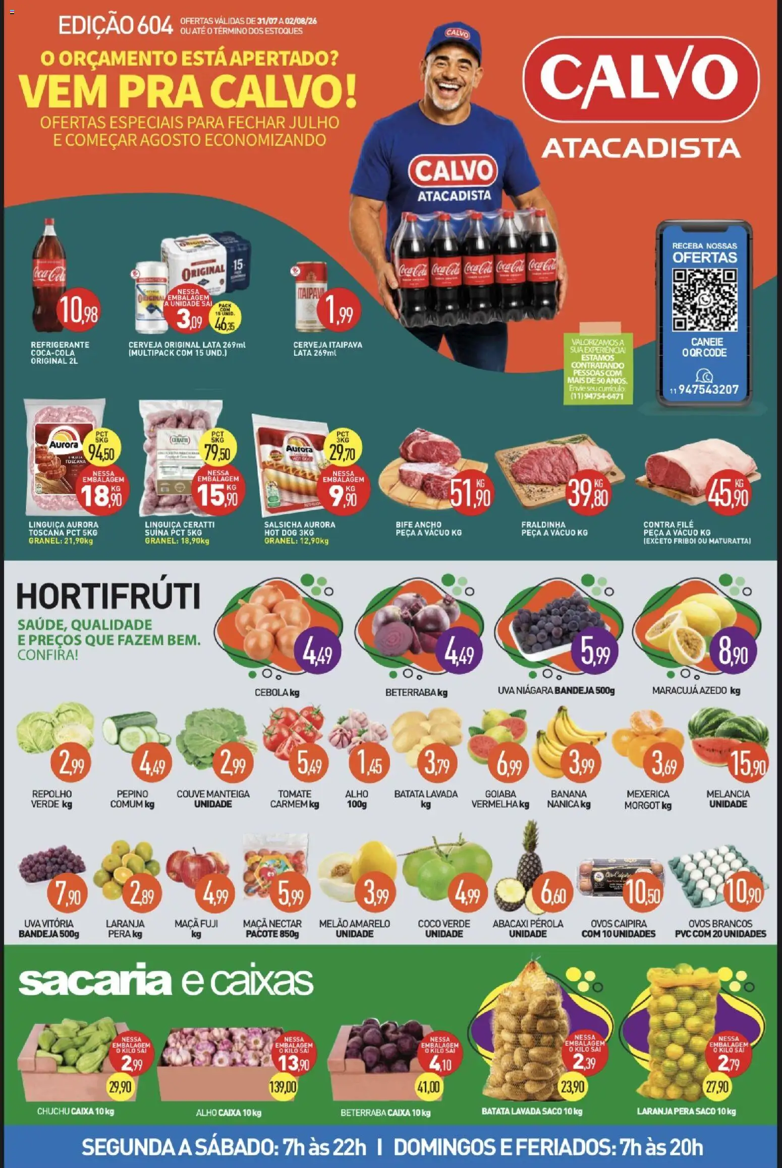 Ofertas Calvo Atacadista até 02/08/2026.