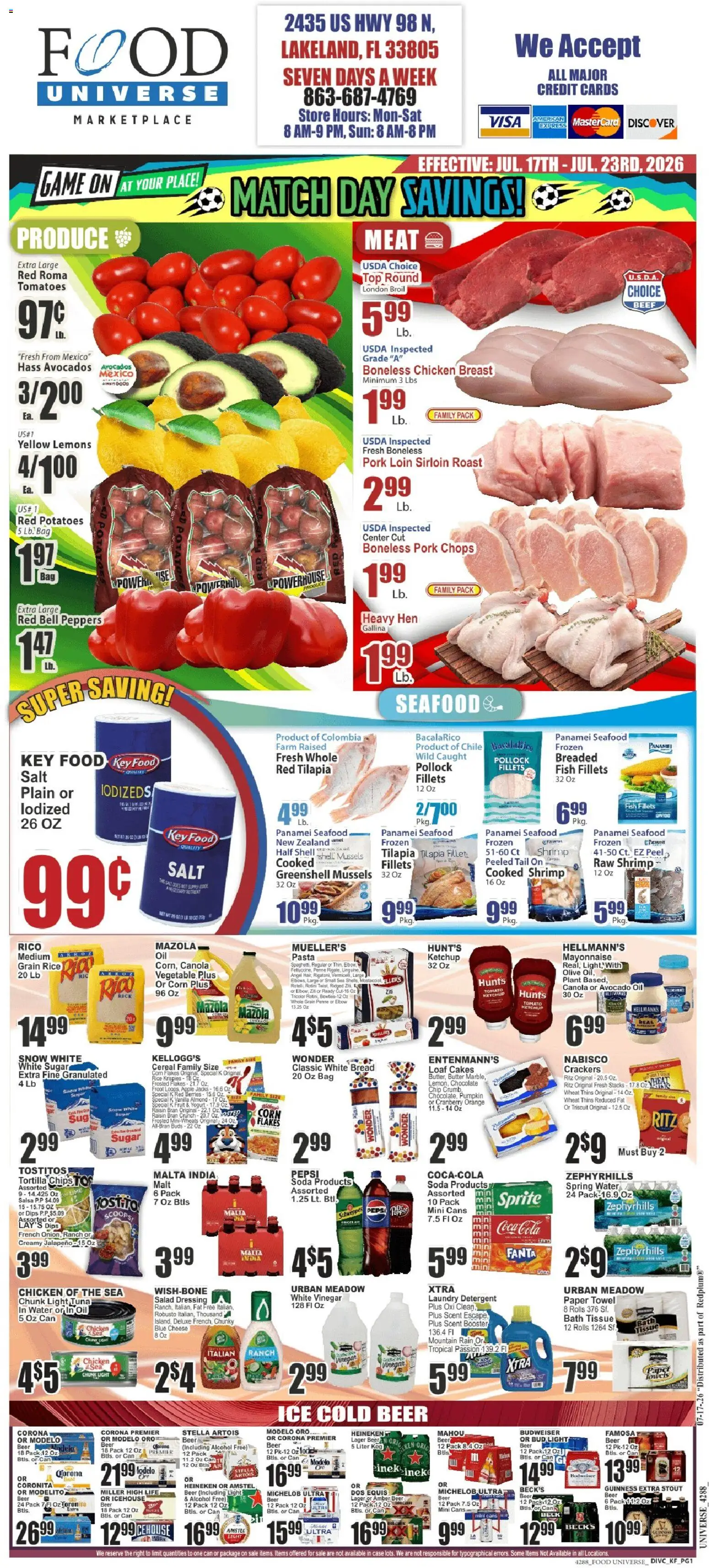 Ad Preview of Food Universe Food Universe Weekly Ad from 07/17/2026