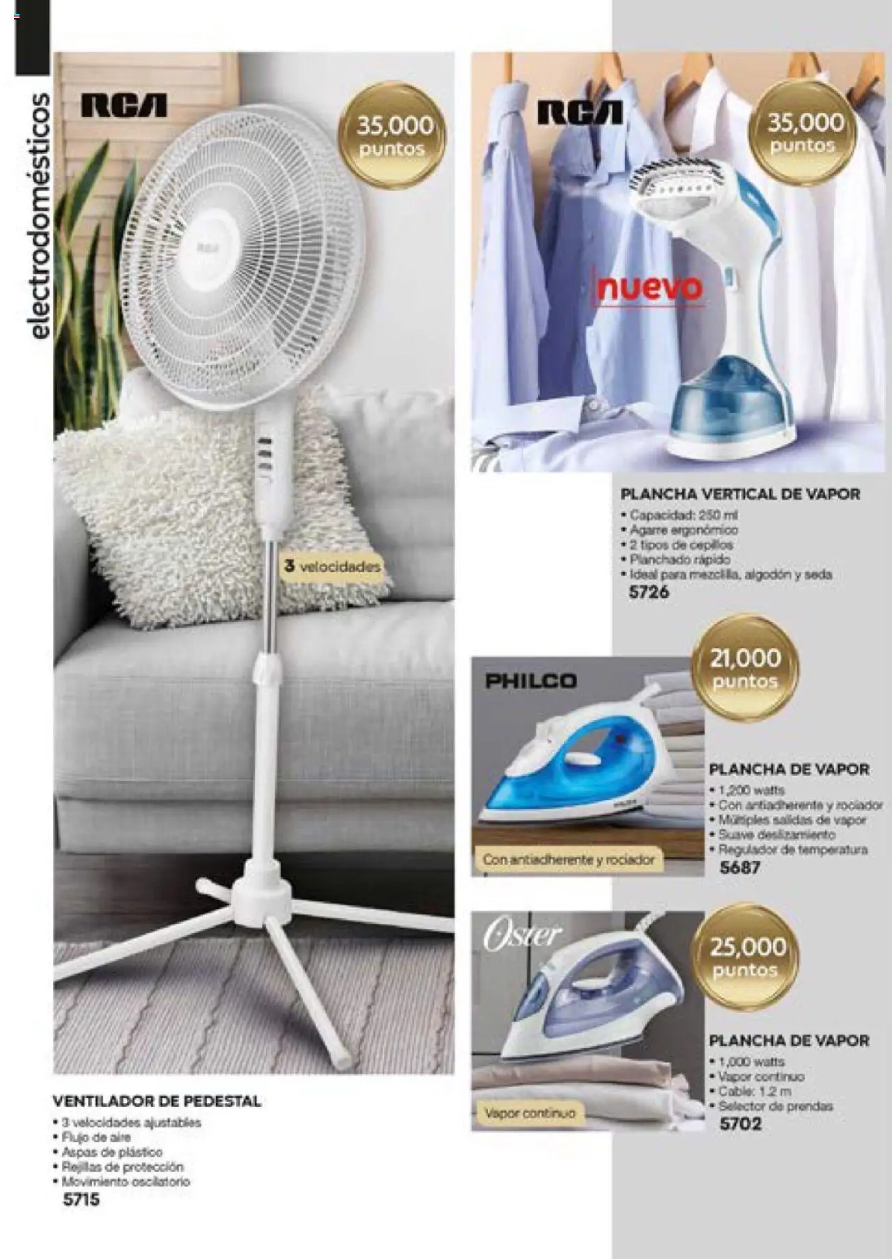 Vista previa las ofertas de la tienda Fuller - Catálogo Puntos desde el 13/06/2025 - Ventilador, Plancha de vapor, Plancha, Algodón, Ventilador de pedestal