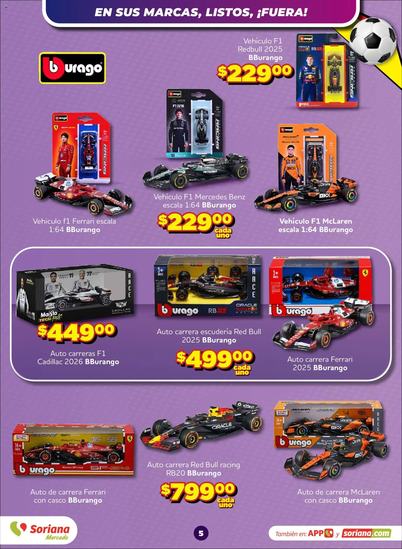 Vista previa las ofertas de la tienda Soriana - Soriana folleto Mercado del Juguete desde el 15/10/2026 