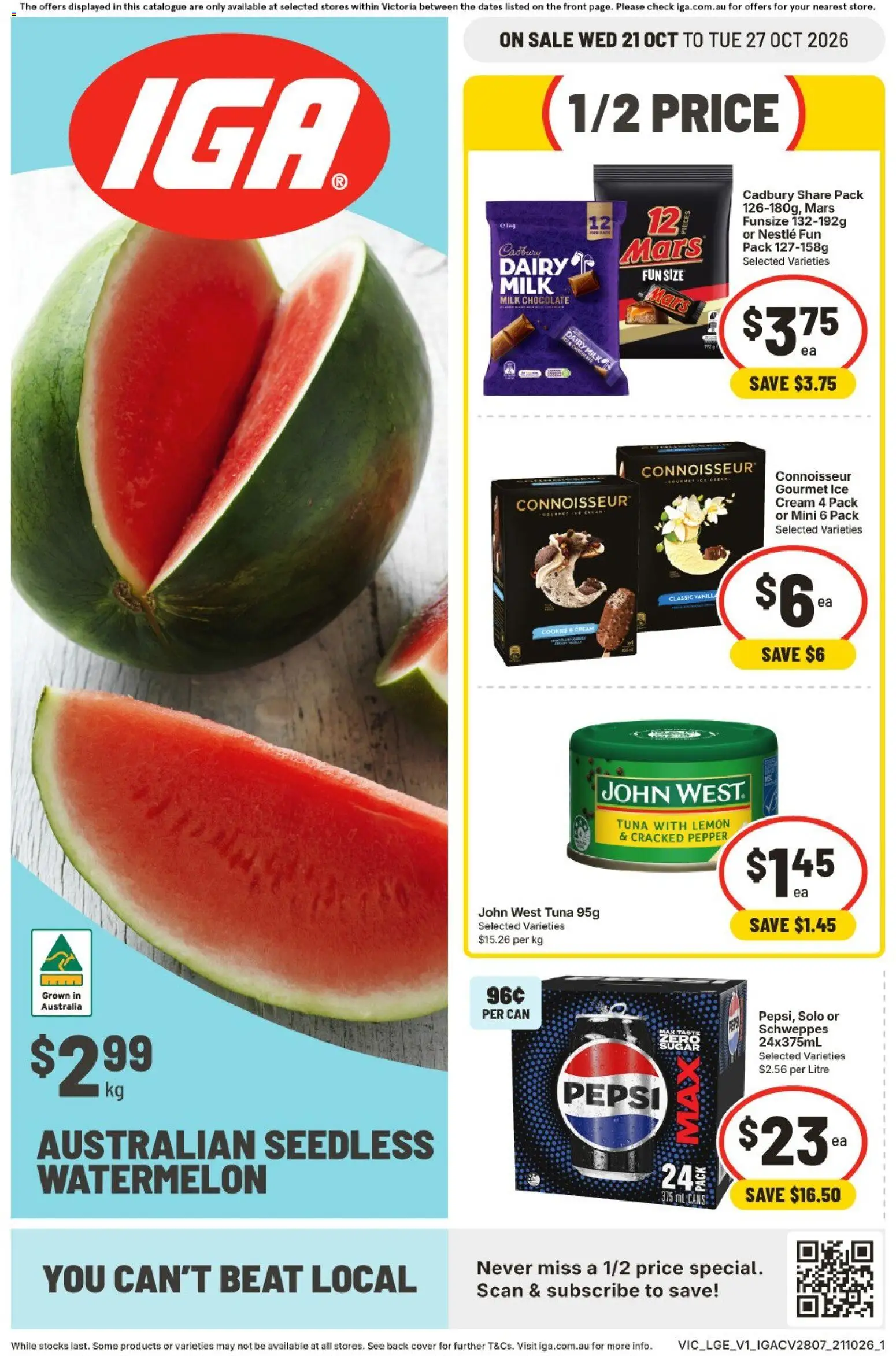 Preview of catalogue IGA catalogue from shop IGA valid 21/10/2026