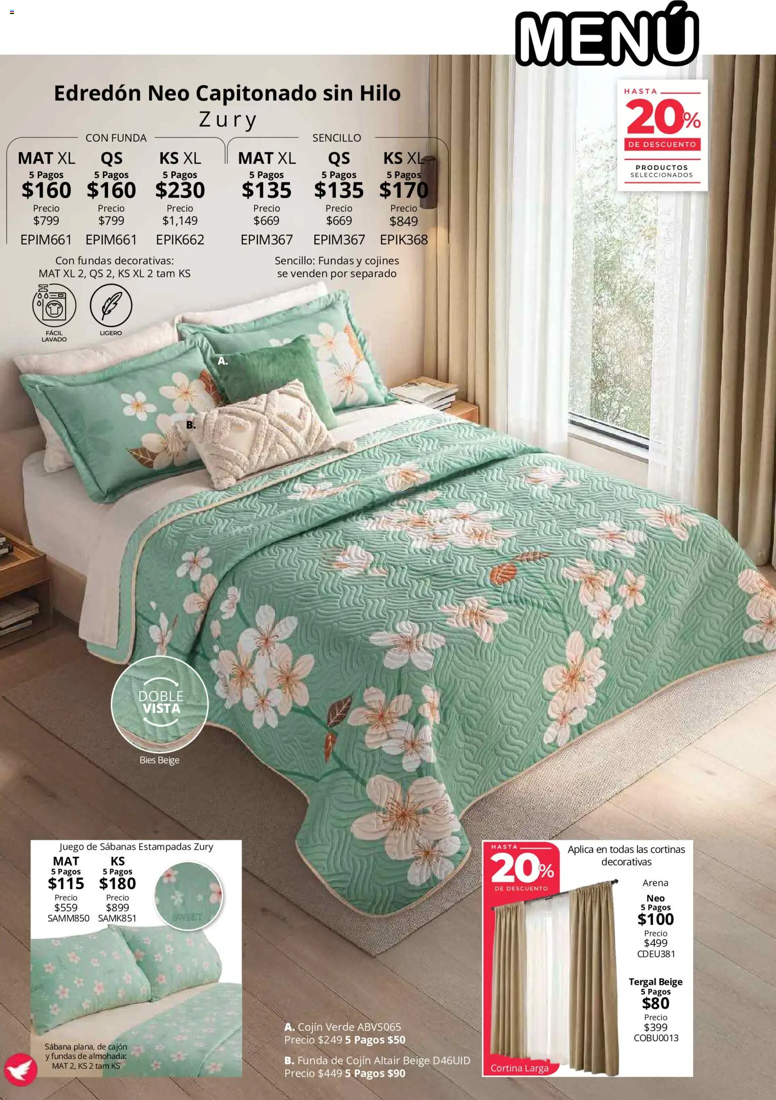 Vista previa las ofertas de la tienda Colchas Concord - Colchas Concord catálogo desde el 01/08/2026 