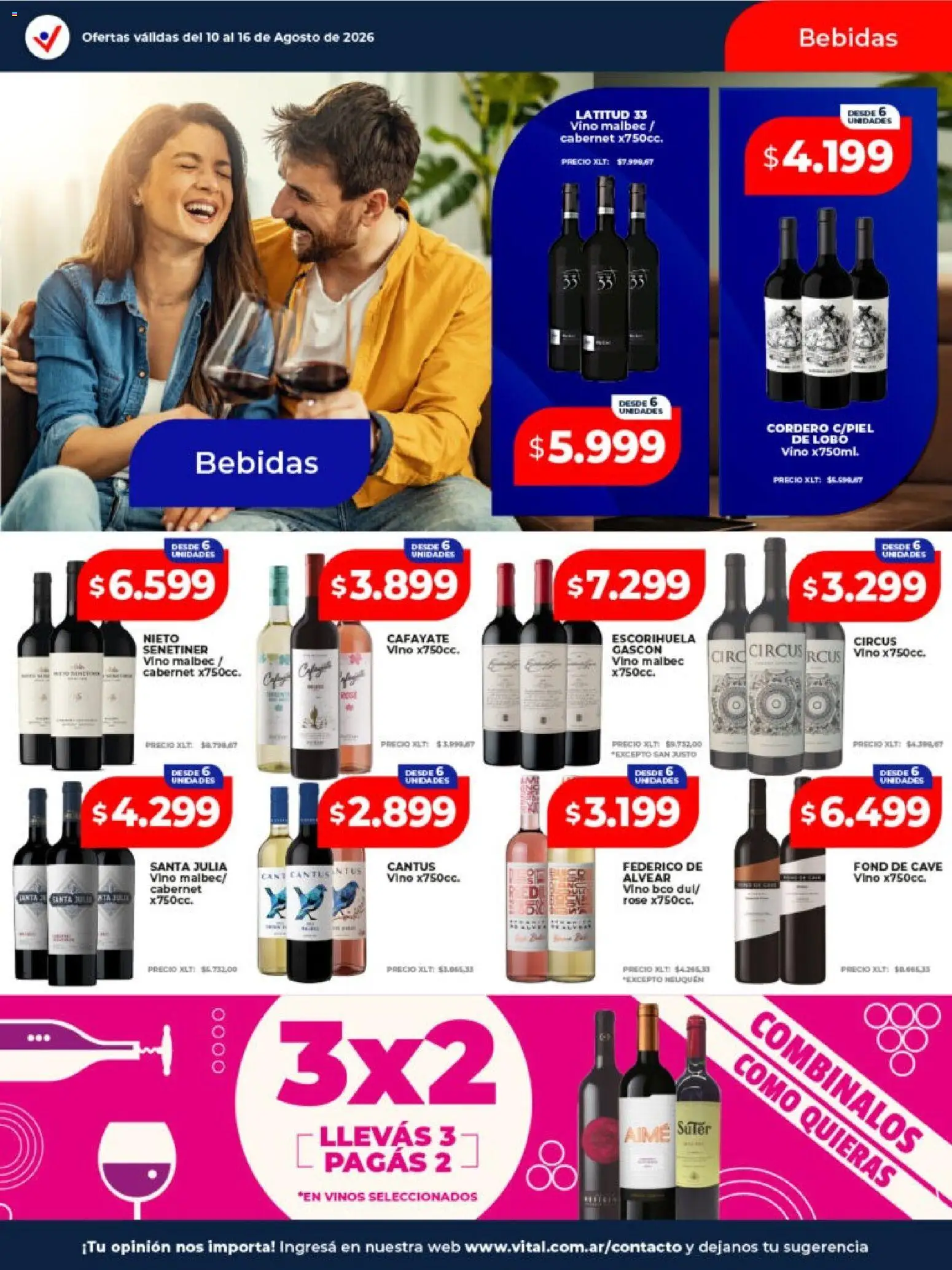 Vista previa del folleto de la tienda Vital válido desde el 10/08/2026 