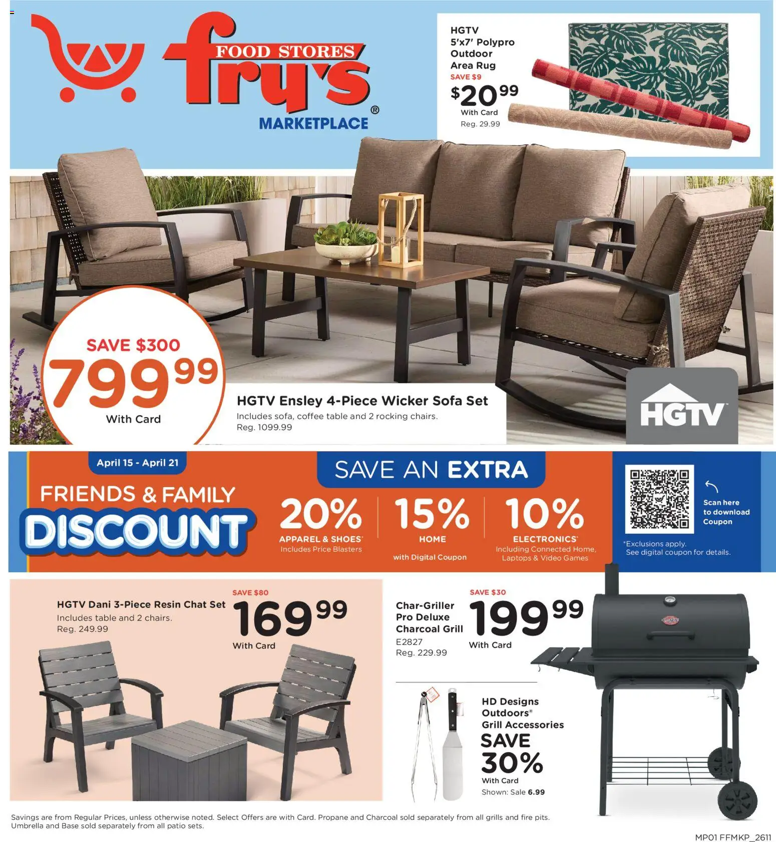Ad Preview of Fry's Food Fry's Food Home & Apparel from 04/15/2026