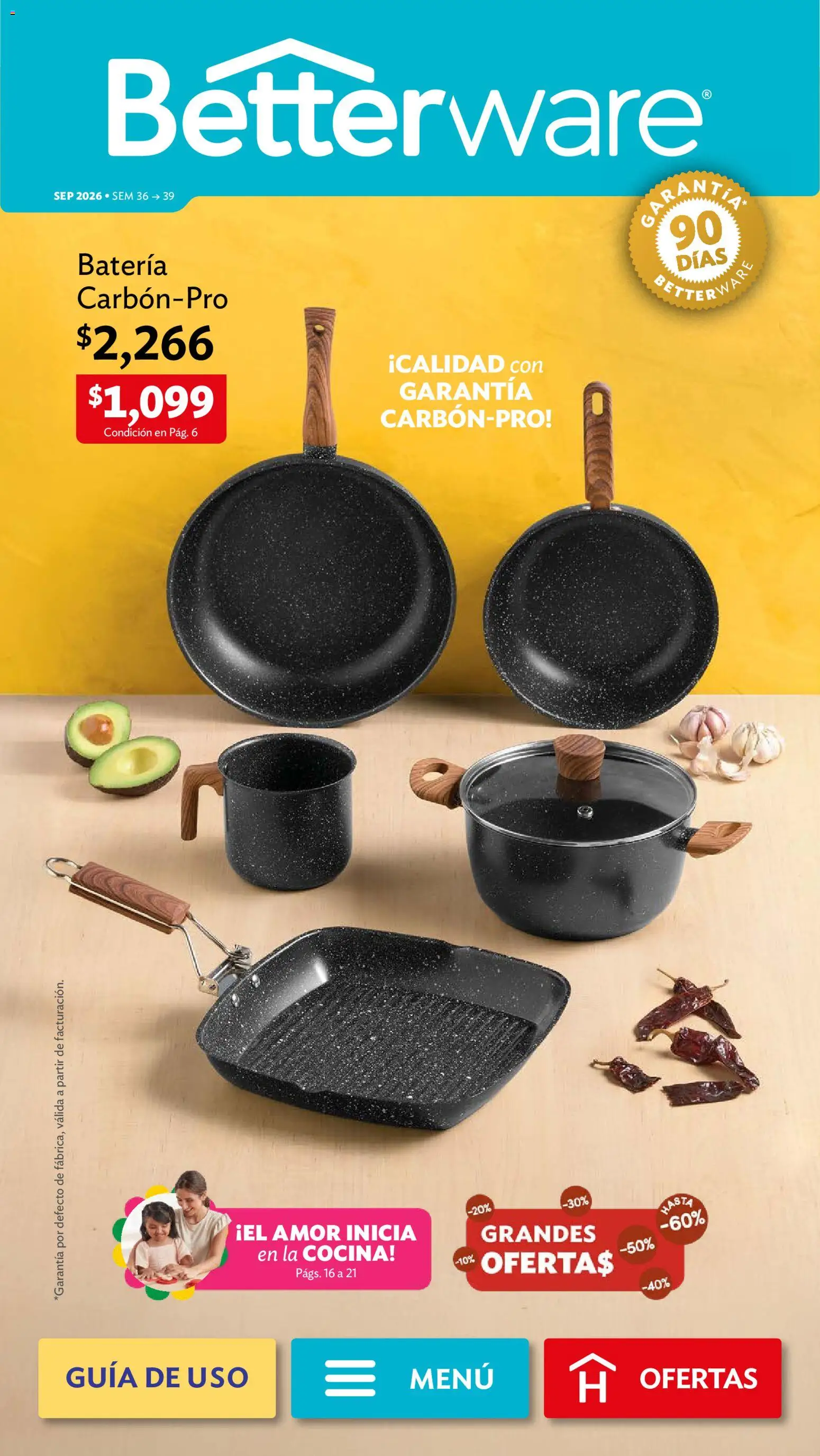 Vista previa las ofertas de la tienda Betterware - Betterware campaña 9 2026 desde el 31/08/2026 