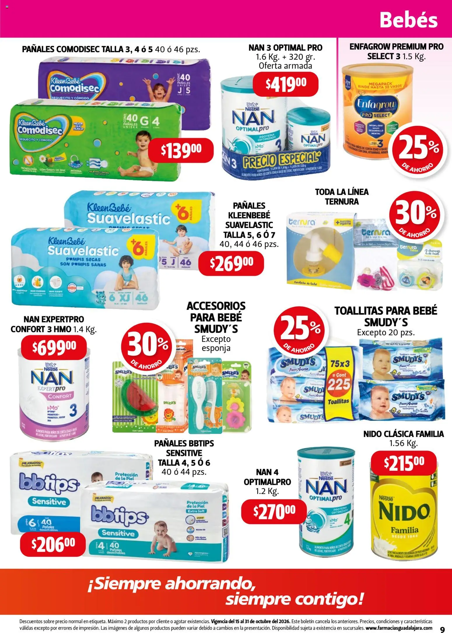 Vista previa las ofertas de la tienda Farmacia Guadalajara - Farmacia Guadalajara catálogo desde el 15/10/2026 