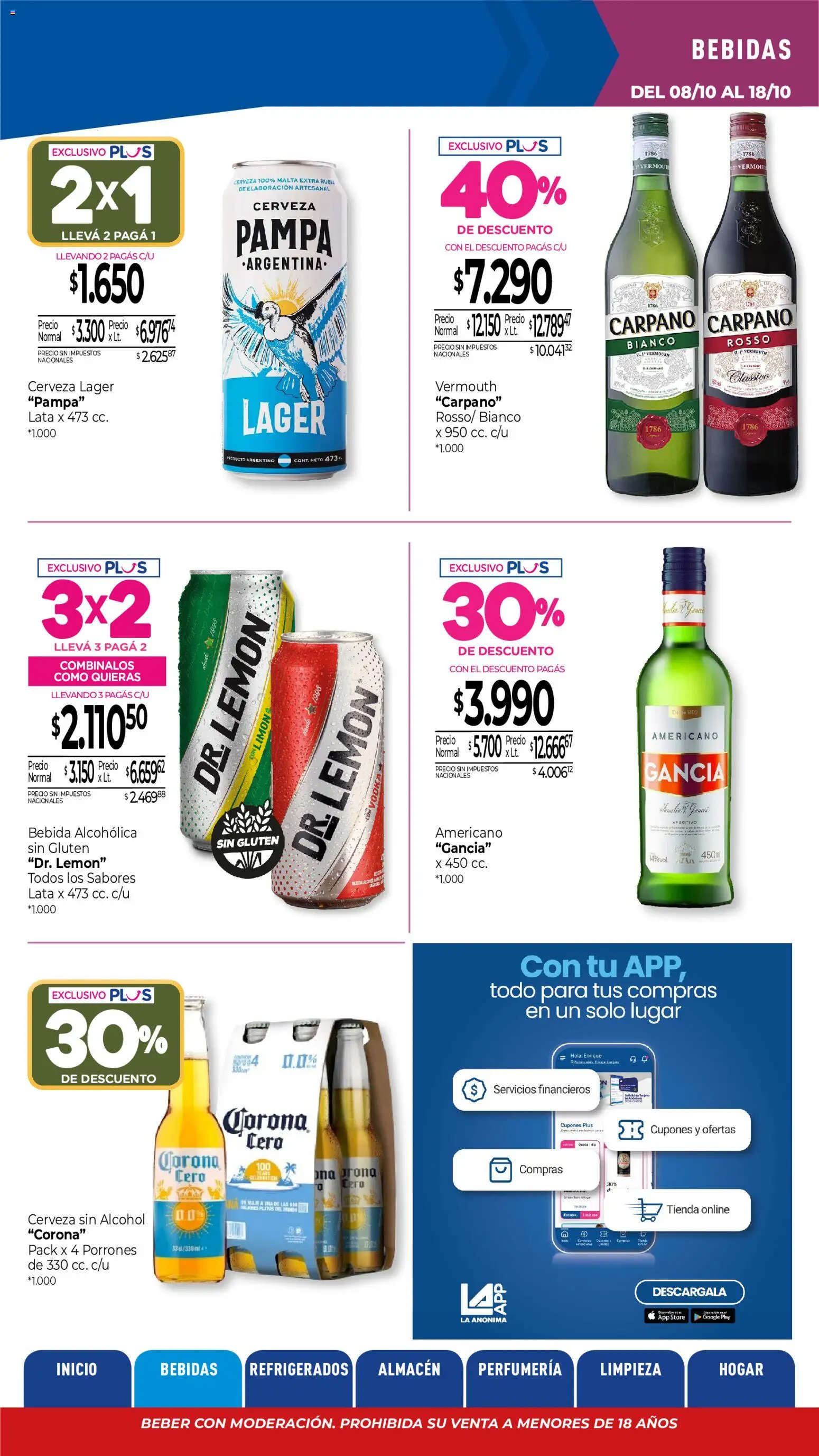Vista previa del folleto de la tienda La Anonima válido desde el 08/10/2026 