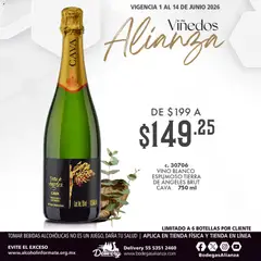 Vista previa las ofertas de la tienda Bodegas Alianza - Bodegas Alianza catálogo Viñedos Alianza desde el 01/06/2026 