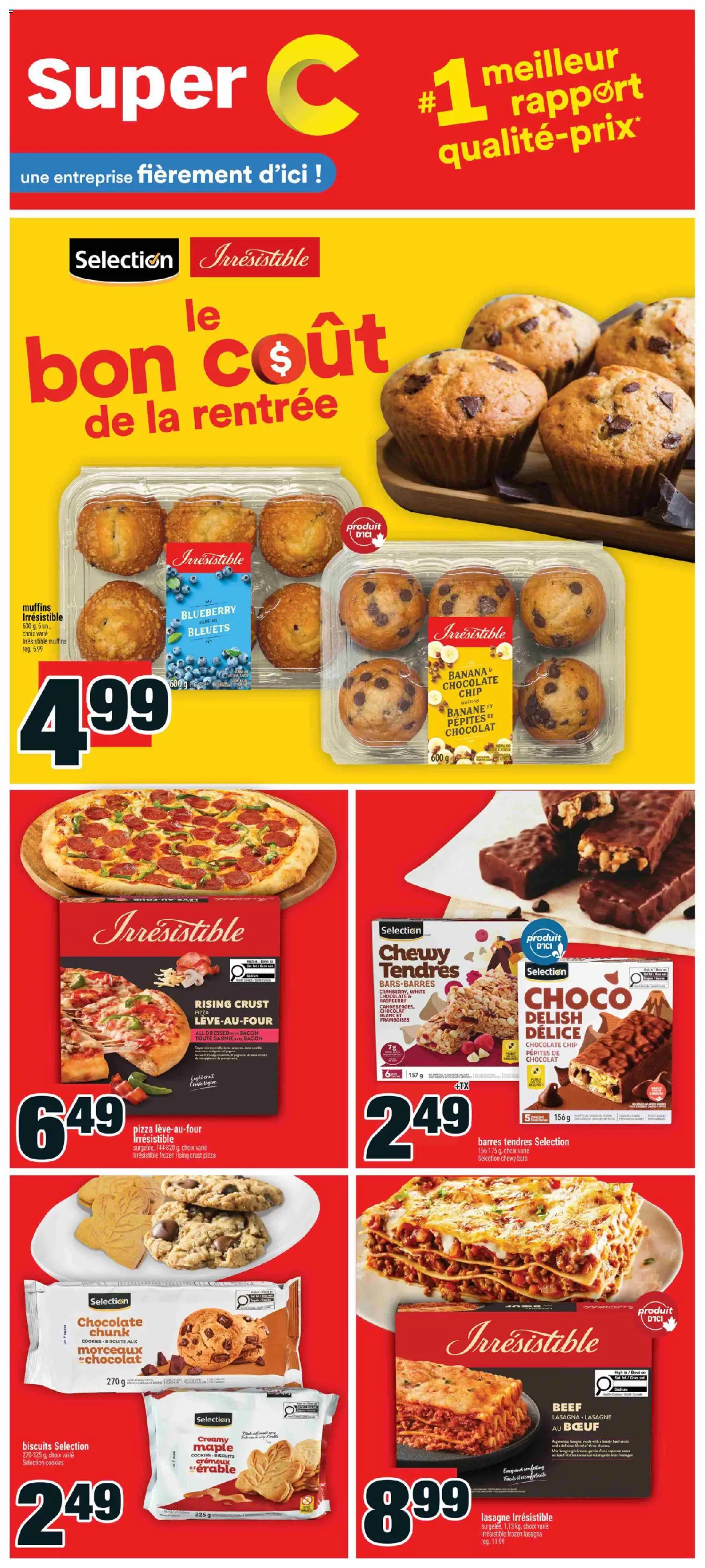 Preview of leaflet Super C circulaire - Le bon coût de la rentrée from shop Super C is valid from Aug 20, 2026