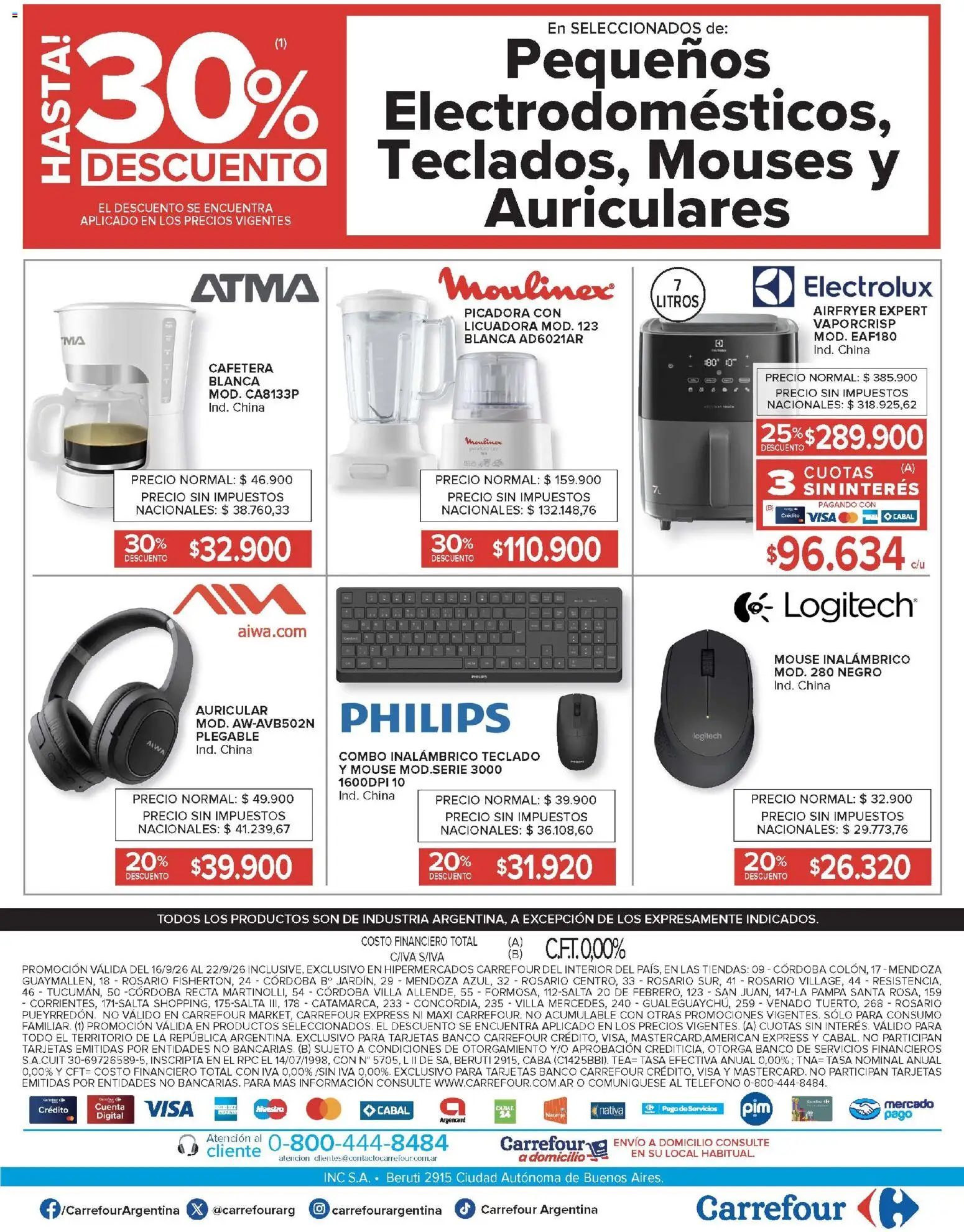 Vista previa del folleto de la tienda Carrefour válido desde el 16/09/2026 