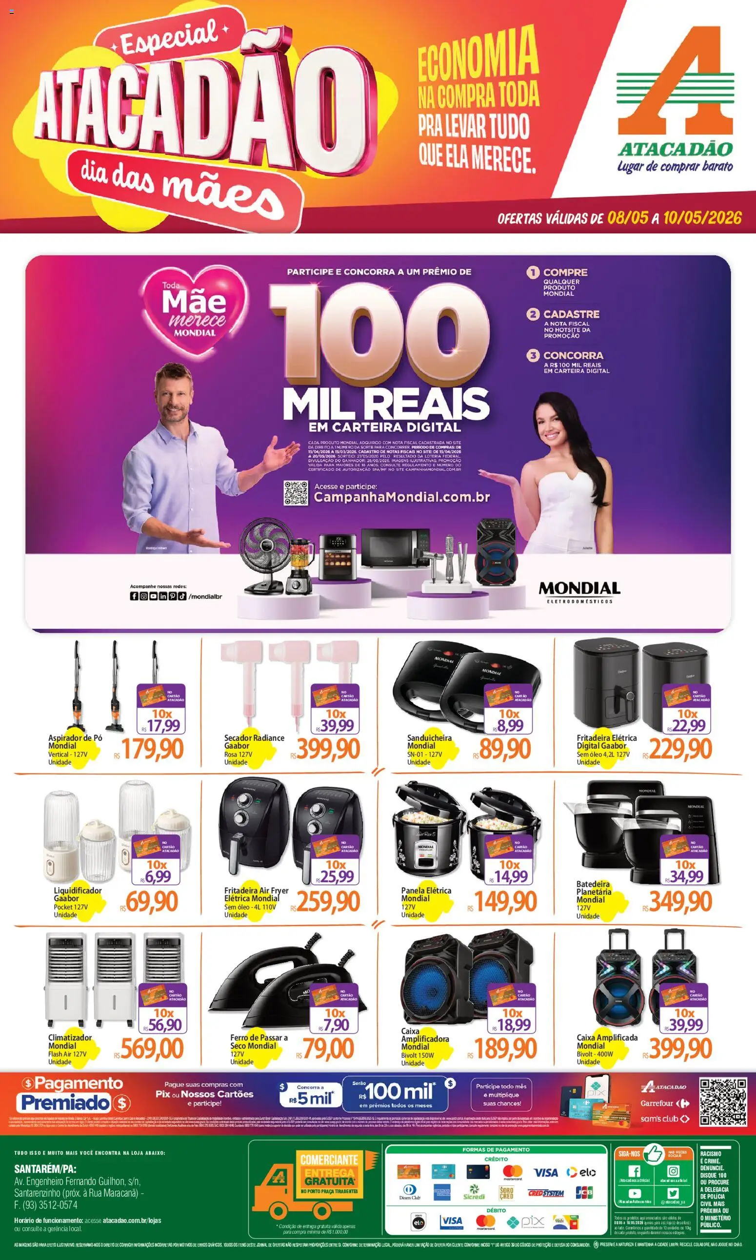Pré-Visualização do folheto "Atacadão ofertas - PA" da loja Atacadão válido a partir de 08/05/2026