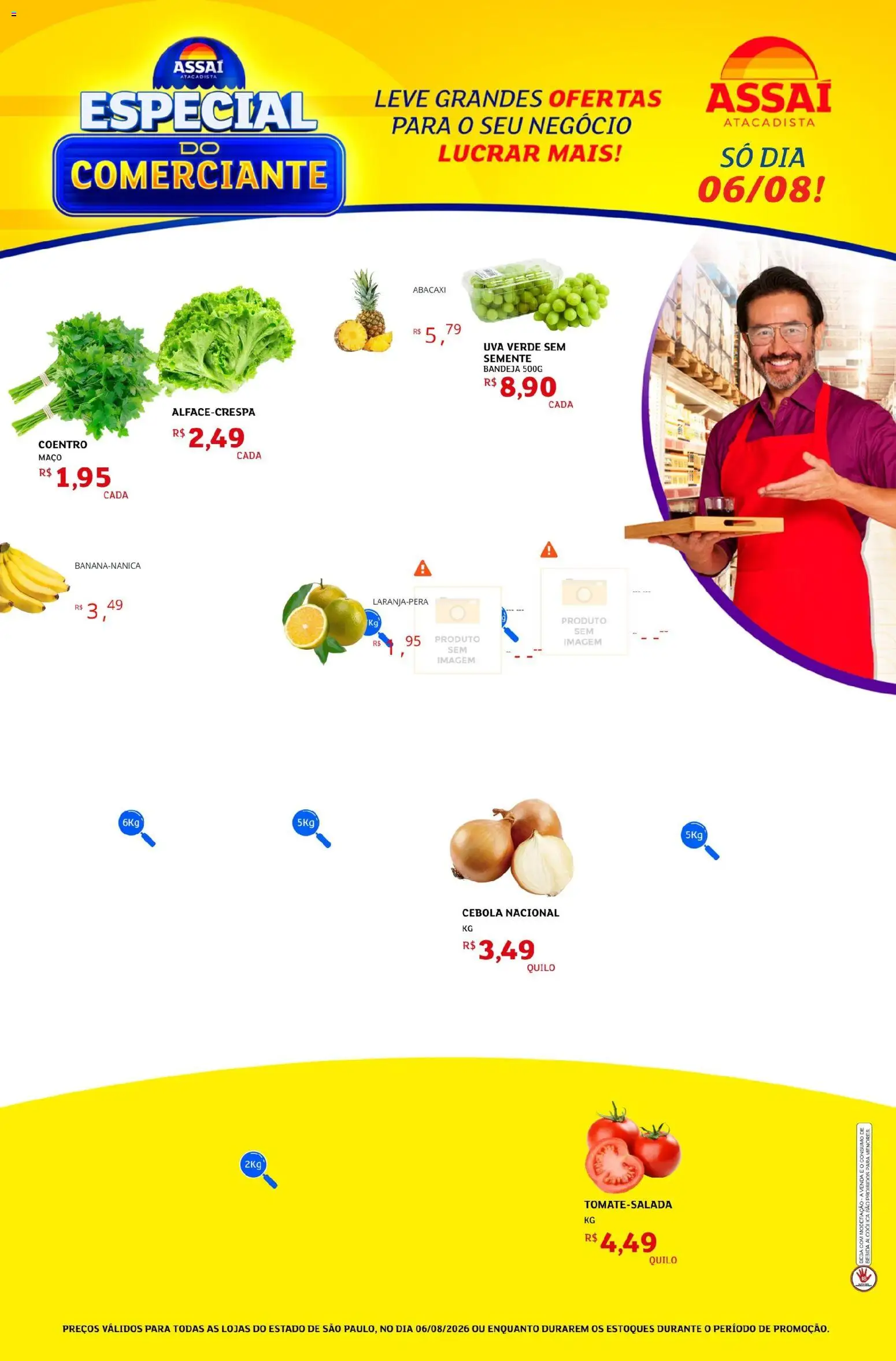 Pré-Visualização do folheto "Assaí Atacadista ofertas - SP" da loja Assaí Atacadista válido a partir de 07/08/2026
