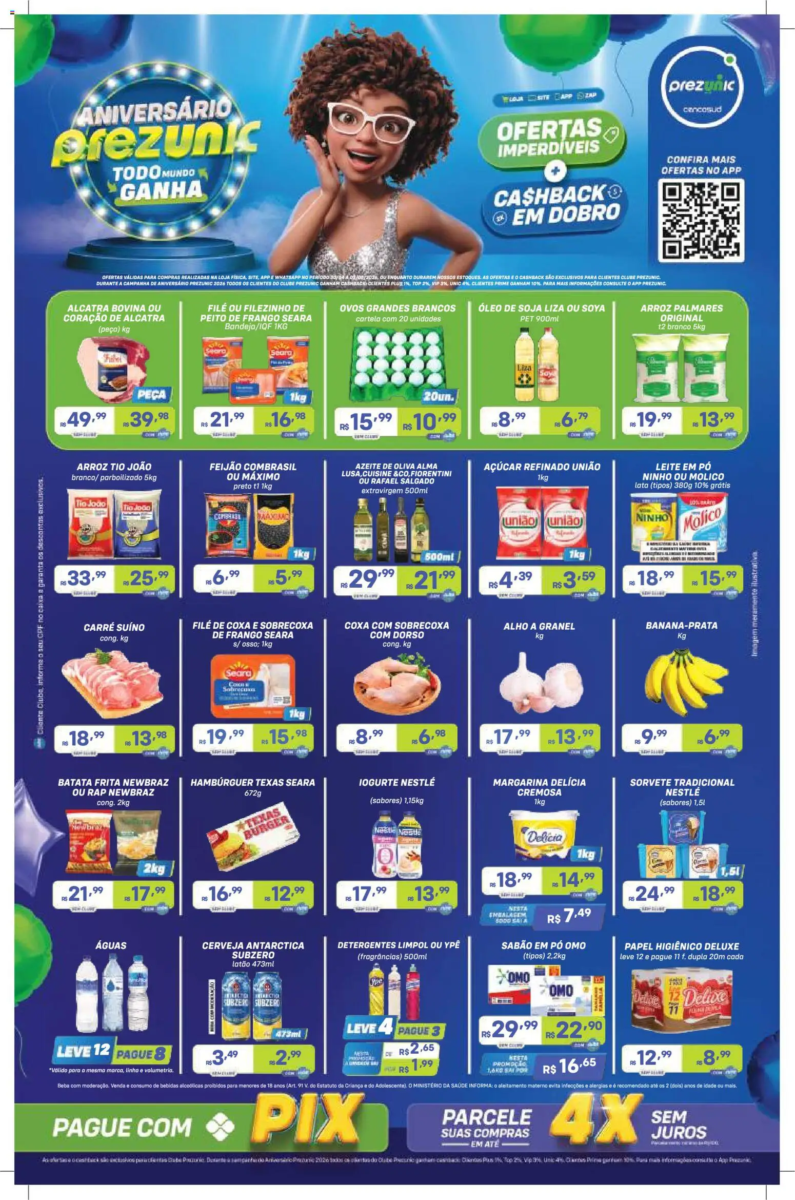 Pré-Visualização do folheto "Prezunic ofertas" da loja Prezunic válido a partir de 30/04/2026