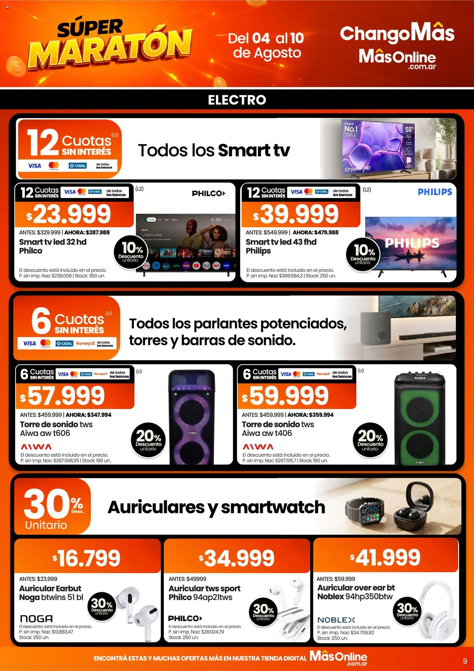Vista previa del folleto de la tienda Changomas válido desde el 04/08/2026 