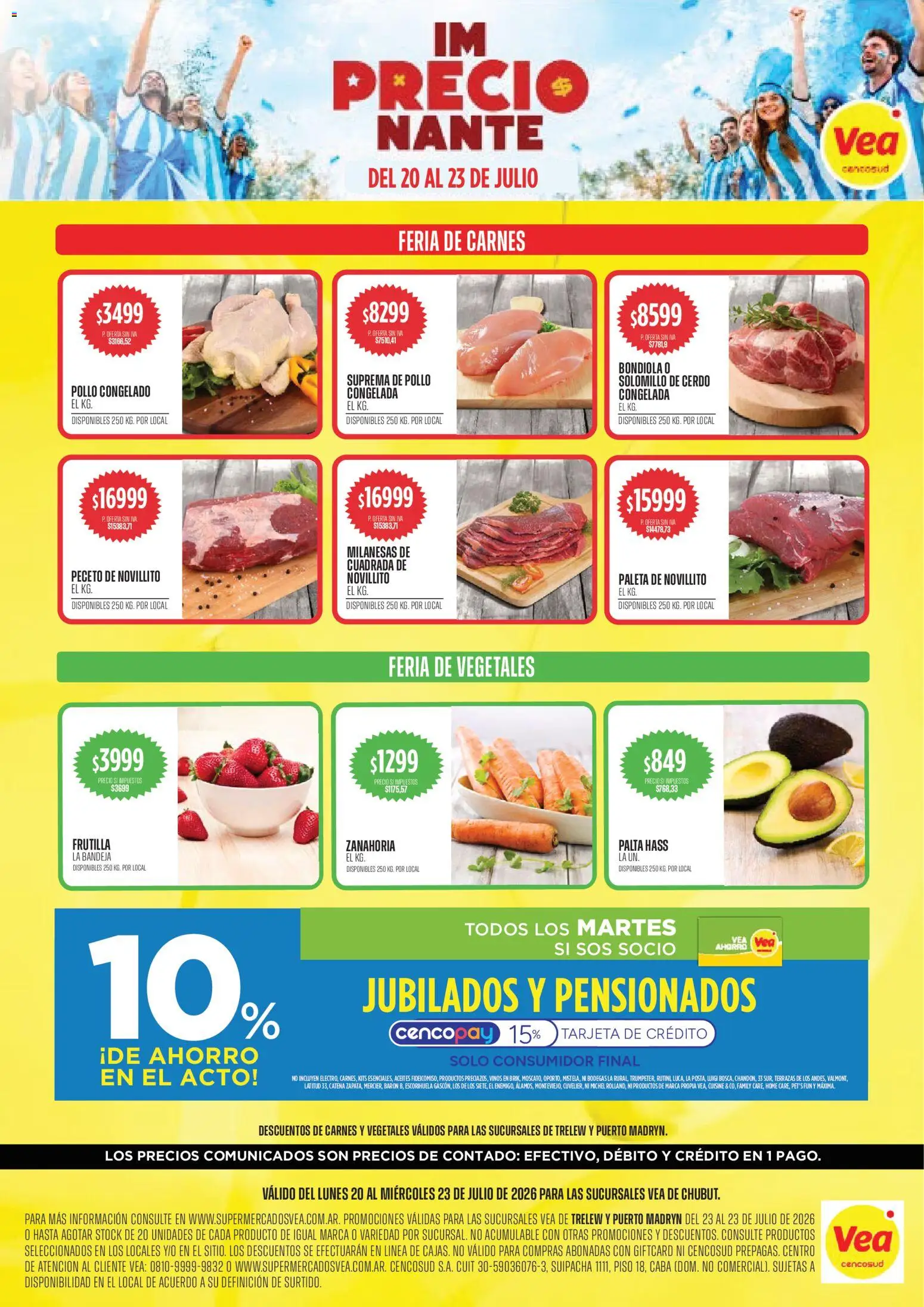 Vista previa del folleto de la tienda Vea válido desde el 20/07/2026 