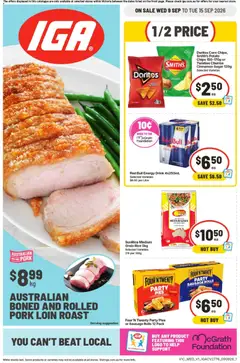 Preview of catalogue IGA catalogue Coburg from shop IGA valid 09/09/2026