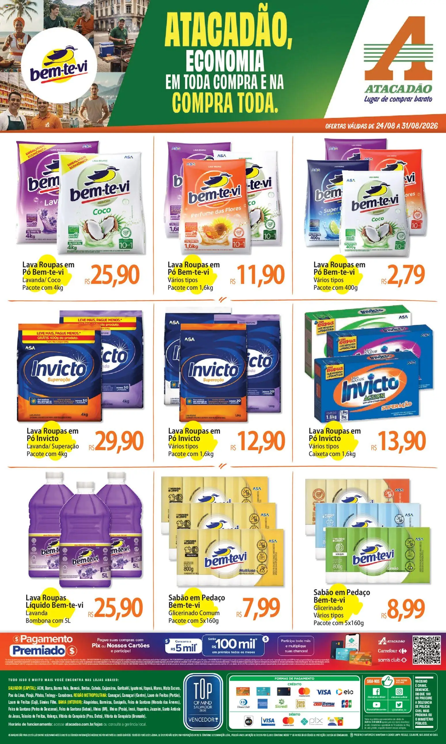 Pré-Visualização do folheto "Atacadão ofertas - BA" da loja Atacadão válido a partir de 24/08/2026