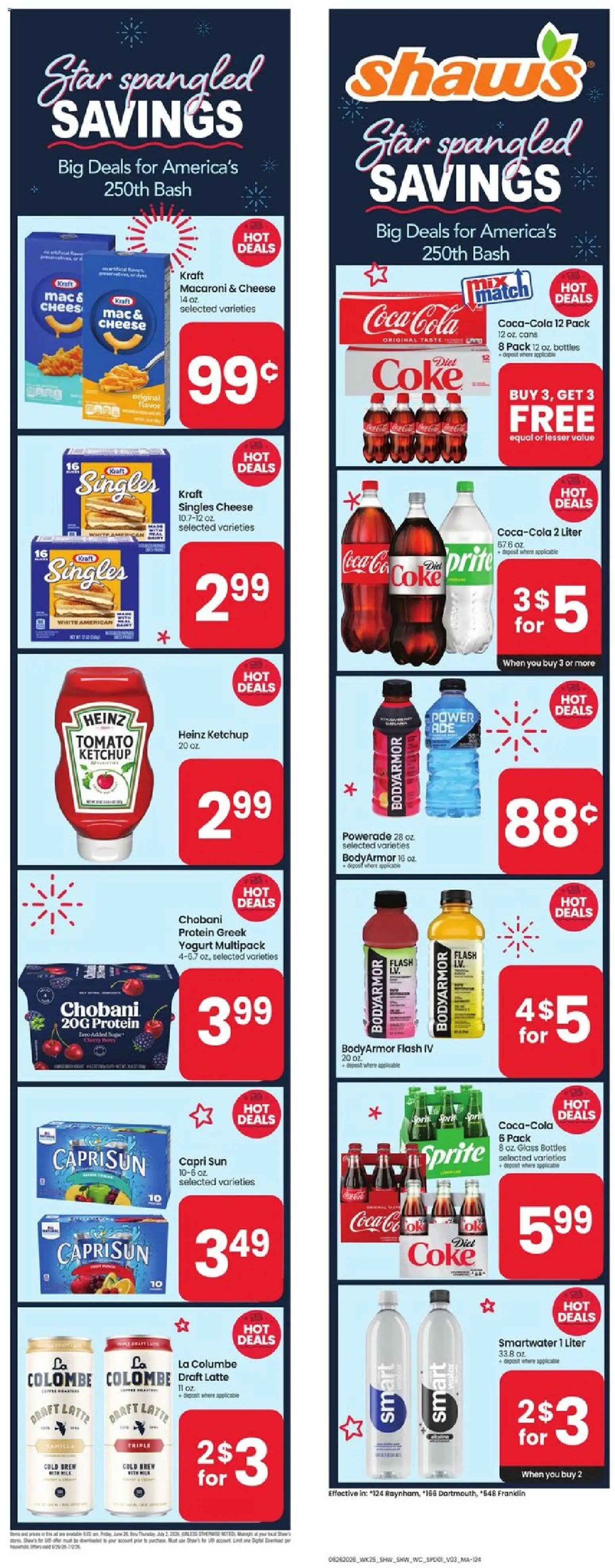 Ad Preview of Shaw's Shaw's Weekly Ad - MA from 06/26/2026