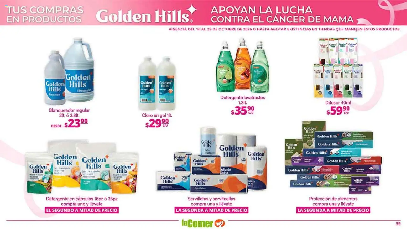 Vista previa las ofertas de la tienda La Comer - La Comer folleto es la tienda rosa desde el 16/10/2026 
