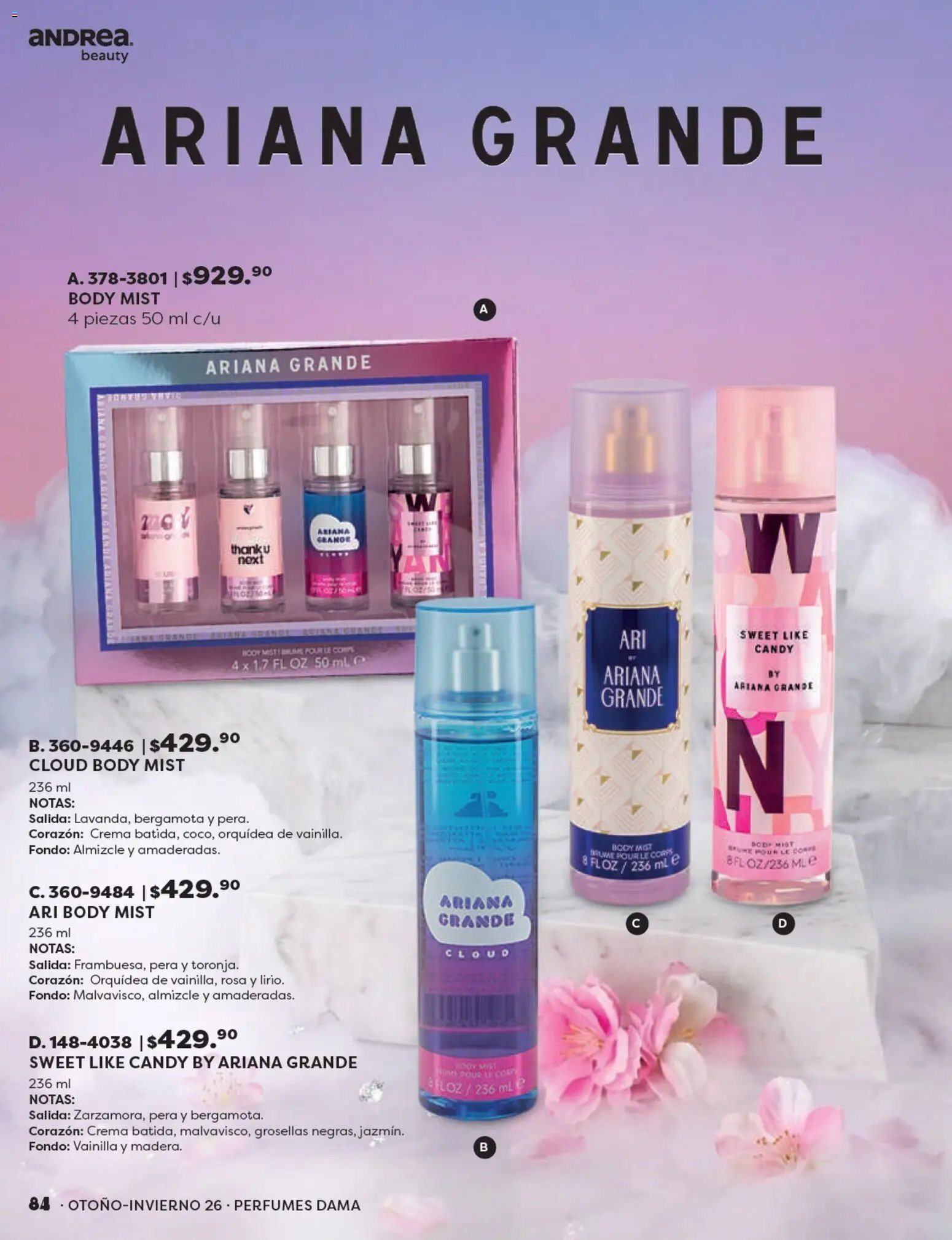 Vista previa las ofertas de la tienda Andrea - Andrea catálogo Beauty desde el 23/08/2026 