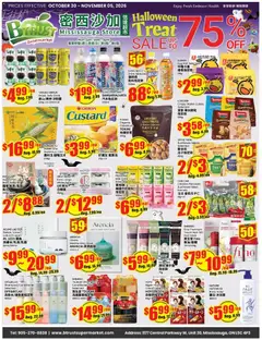 Preview of leaflet Btrust Supermarket weekly flyer - Mississauga from shop Btrust Supermarket is valid from Oct 30, 2026