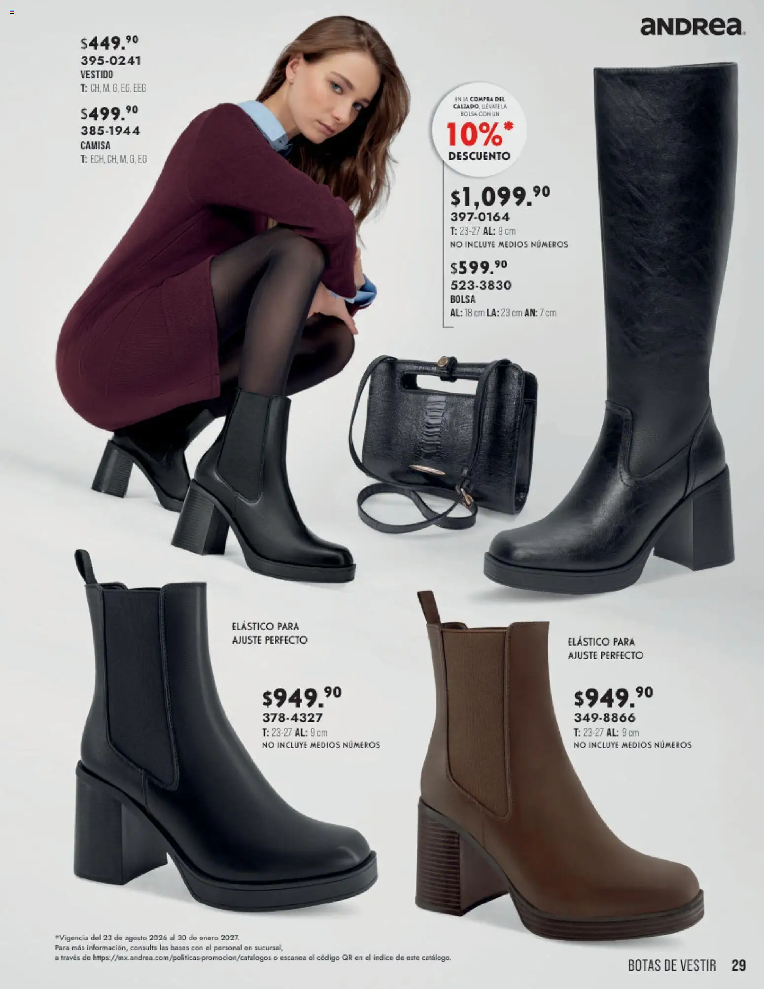 Vista previa las ofertas de la tienda Andrea - Andrea catálogo Otoño Invierno desde el 23/08/2026 
