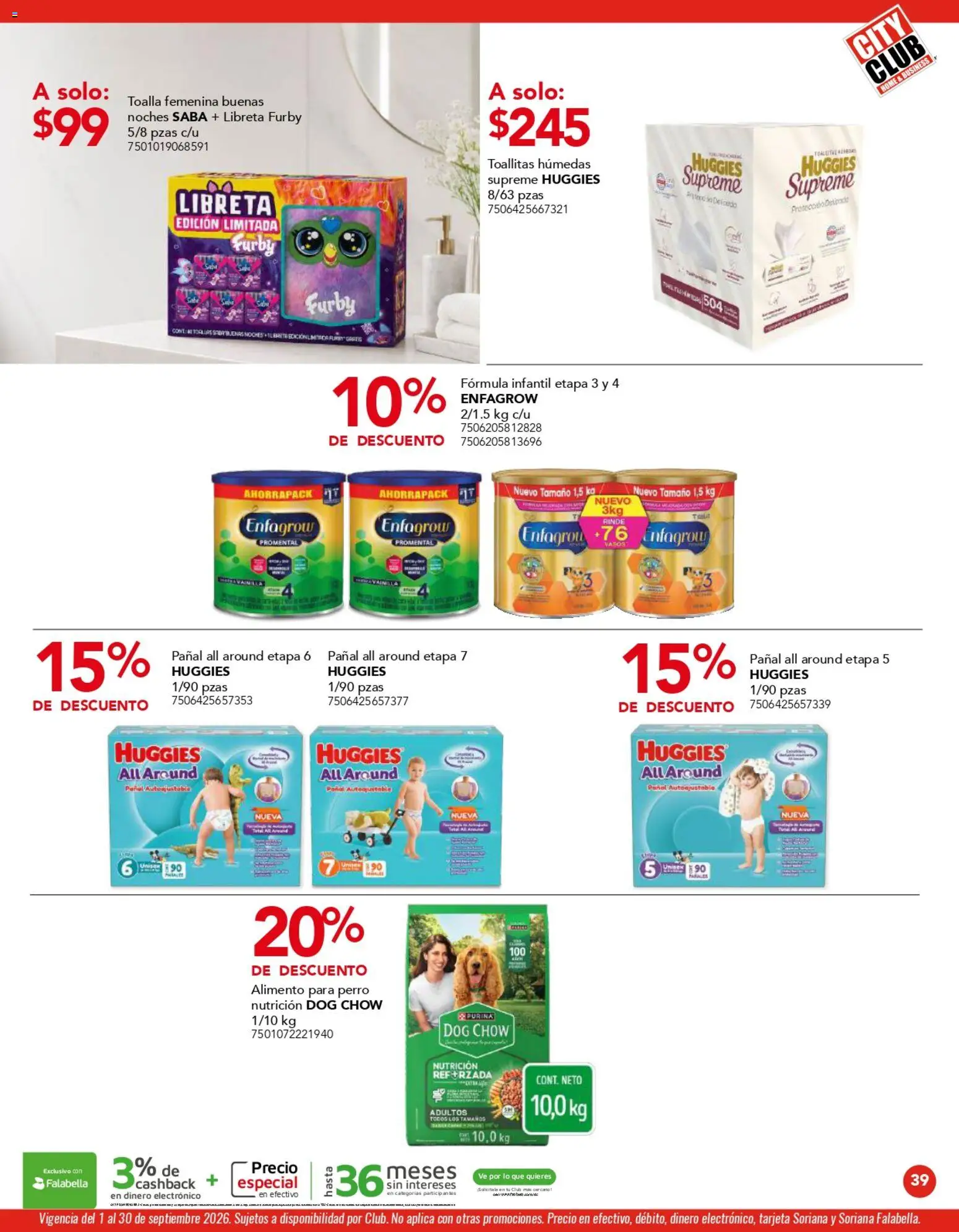 Vista previa las ofertas de la tienda City Club - City Club catálogo desde el 01/09/2026 