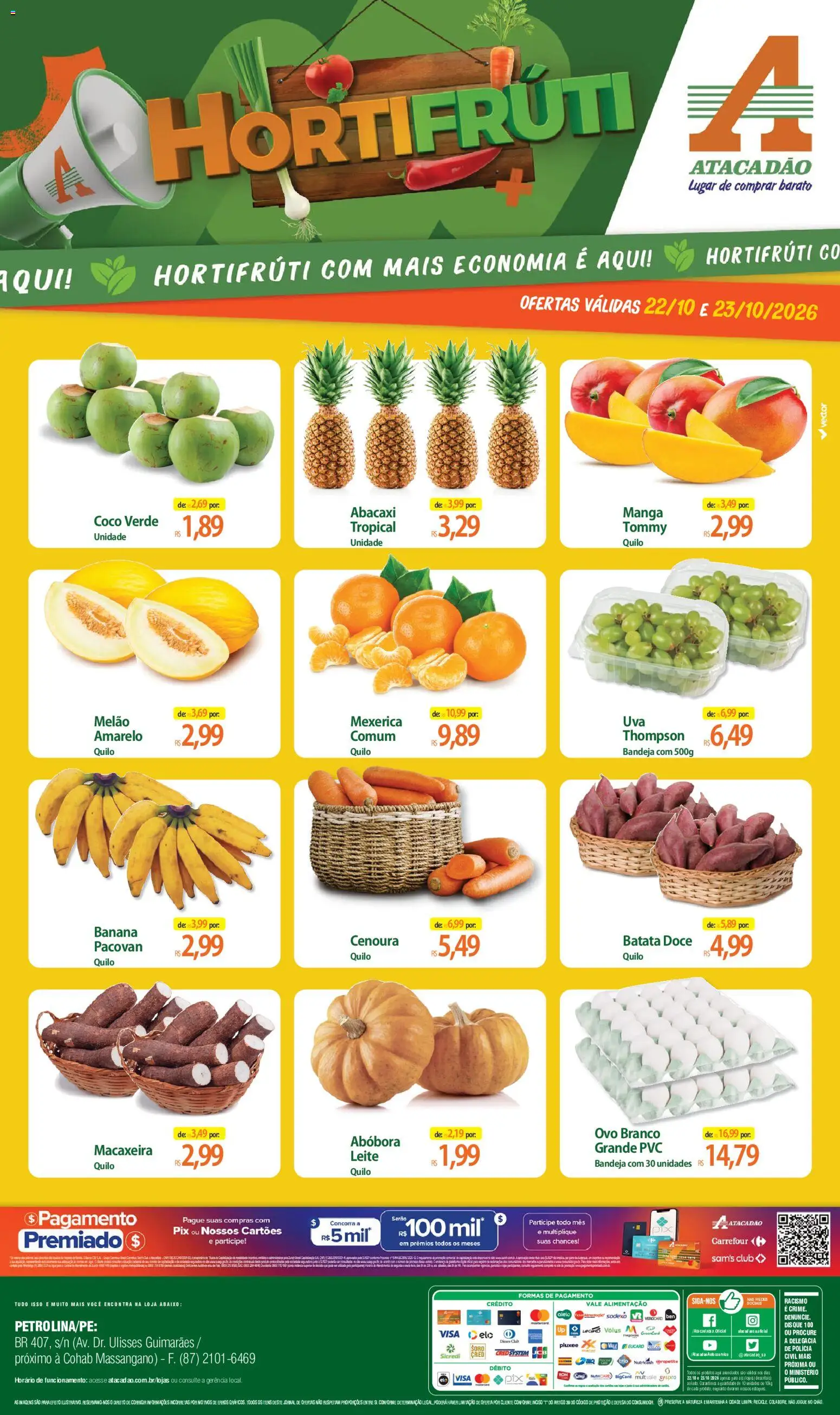 Pré-Visualização do folheto "Atacadão ofertas - PE" da loja Atacadão válido a partir de 22/10/2026