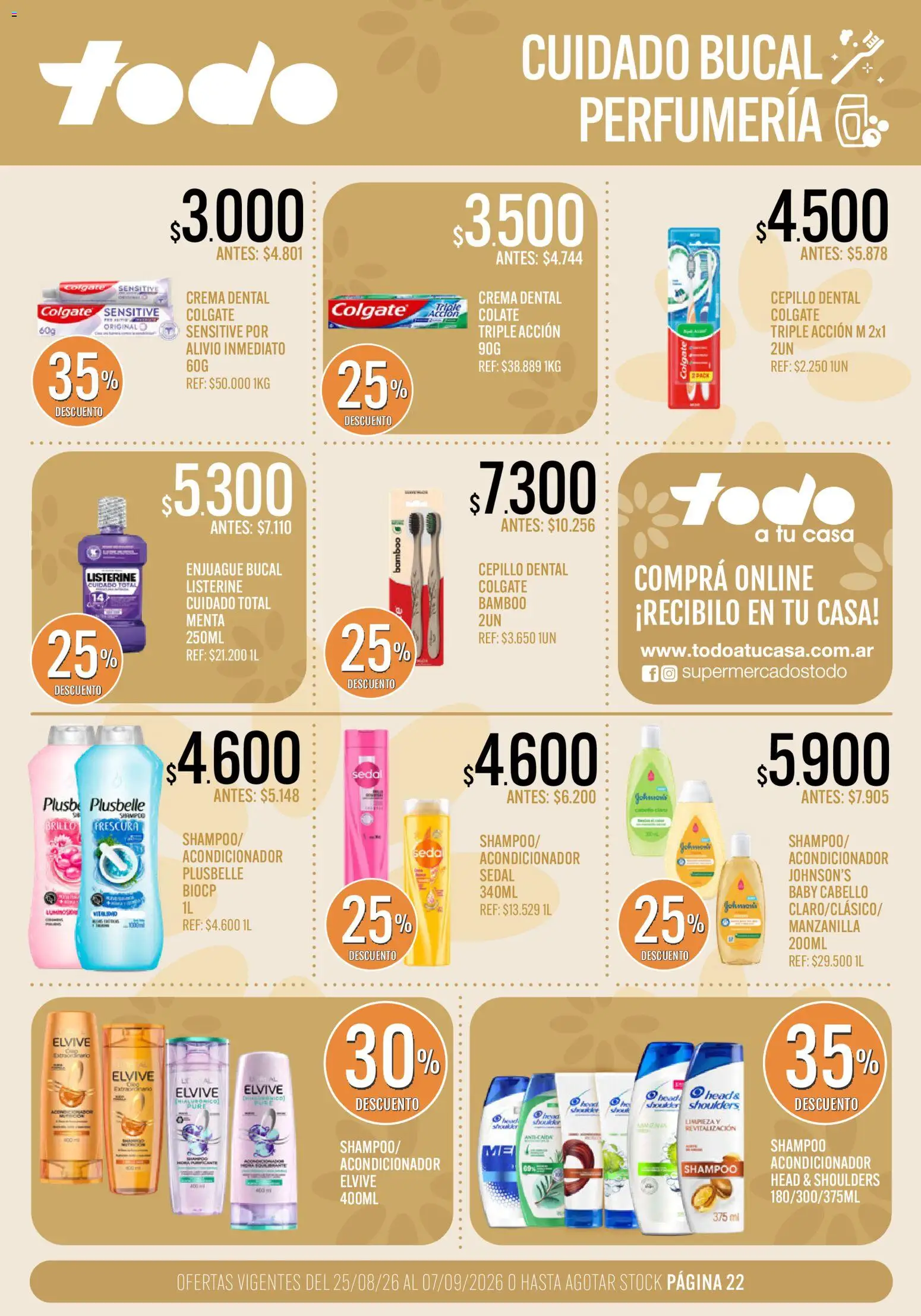 Vista previa del folleto de la tienda Supermercados TODO válido desde el 25/08/2026 