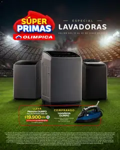  Vista previa del prospecto Olímpica catálogo Especial Lavadoras del almacen Olímpica válida del 15/06/2026 al 30/06/2026