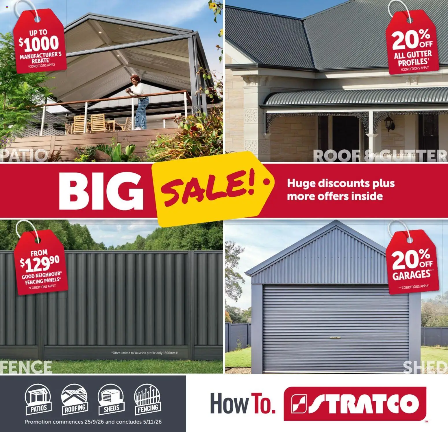 Preview of catalogue Stratco catalogue from shop Stratco valid 25/09/2026