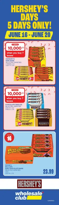 Un aperçu du dépliant Wholesale Club weekly flyer / circulaire du magasin Wholesale Club est valide à partir 18 juin 2026