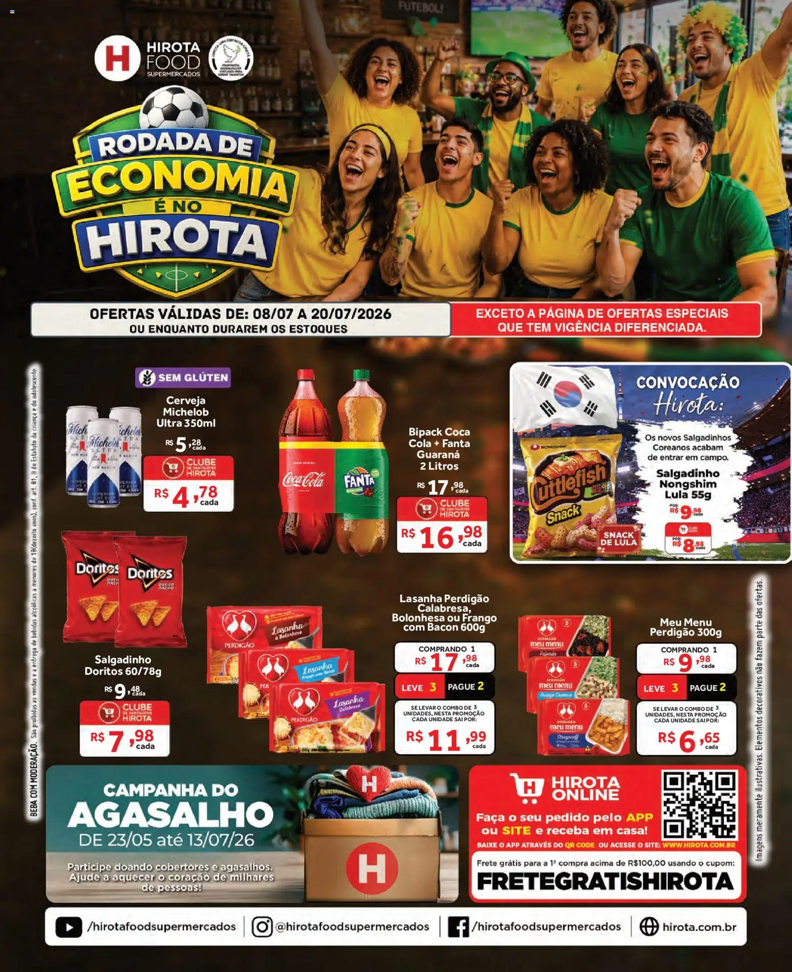 Pré-Visualização do folheto "Hirota Food - Ofertas da semana" da loja Hirota Food válido a partir de 08/07/2026