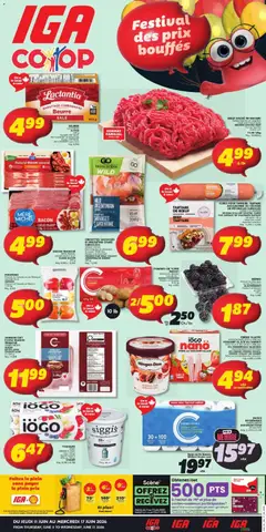 Un aperçu du dépliant IGA weekly flyer / circulaire du magasin IGA est valide à partir 11 juin 2026