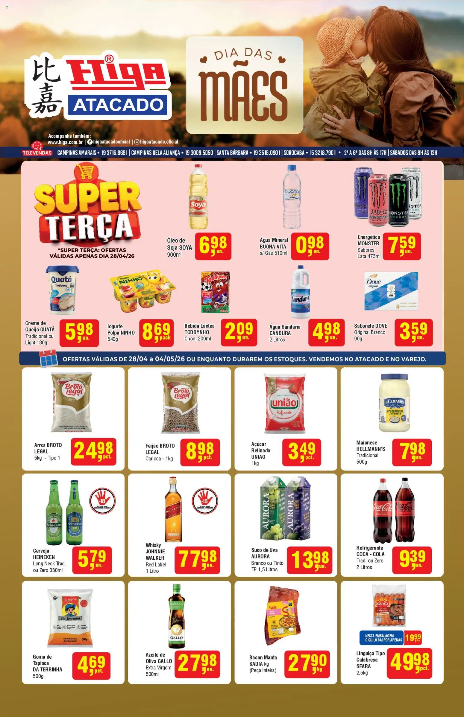 Higa Atacado Higa Atacado - Ofertas da semana (de 28/04/2026 ...