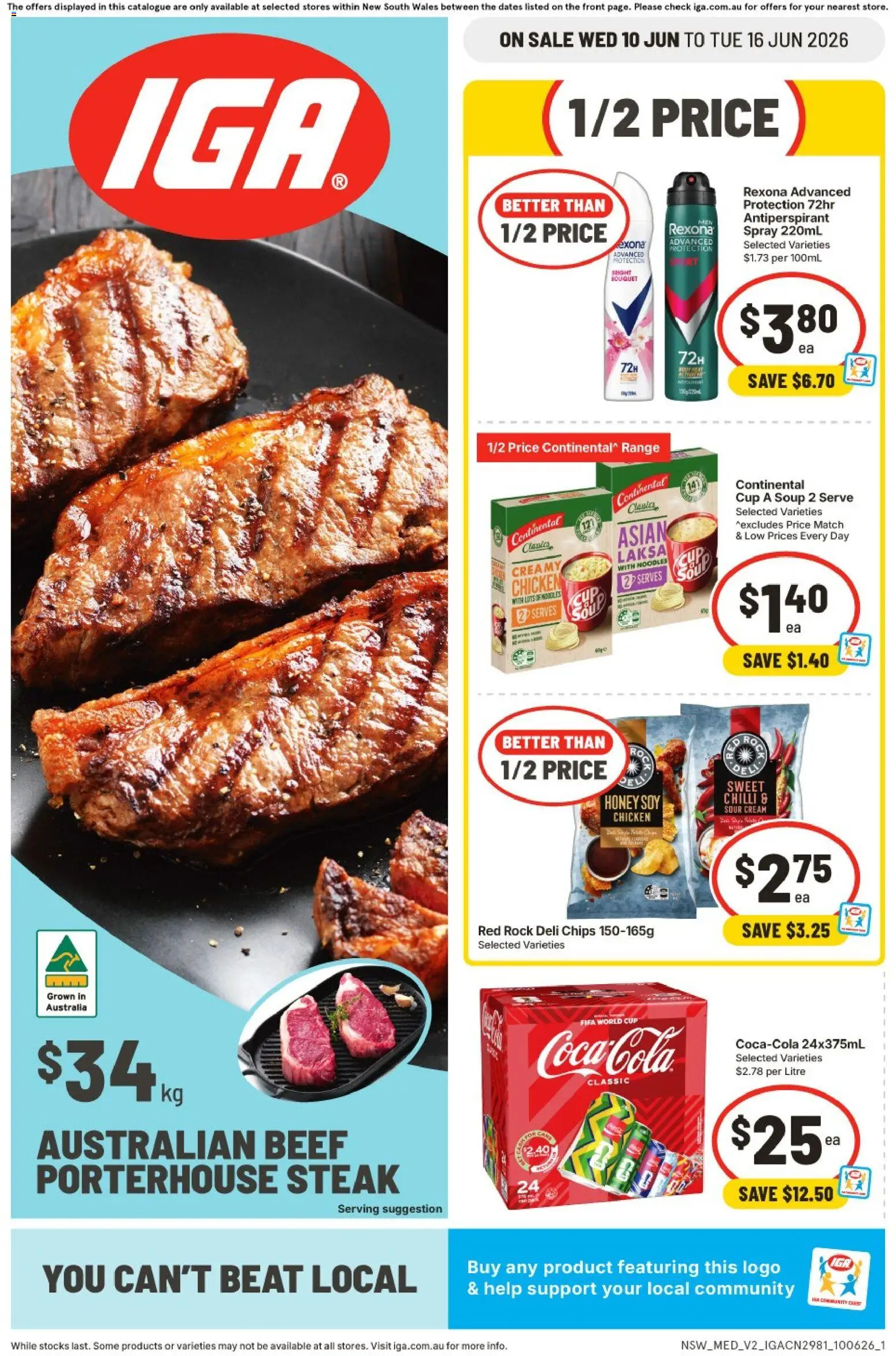 Preview of catalogue IGA catalogue NSW Medium V2 from shop IGA valid 10/06/2026