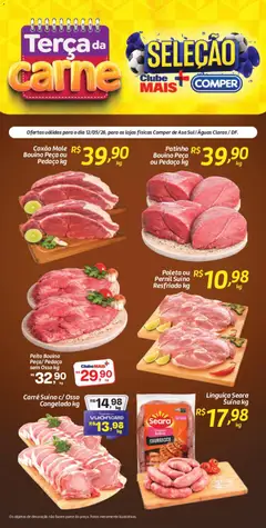 Pré-Visualização do folheto "Comper ofertas Terça da Carne" da loja Comper válido a partir de 12/05/2026