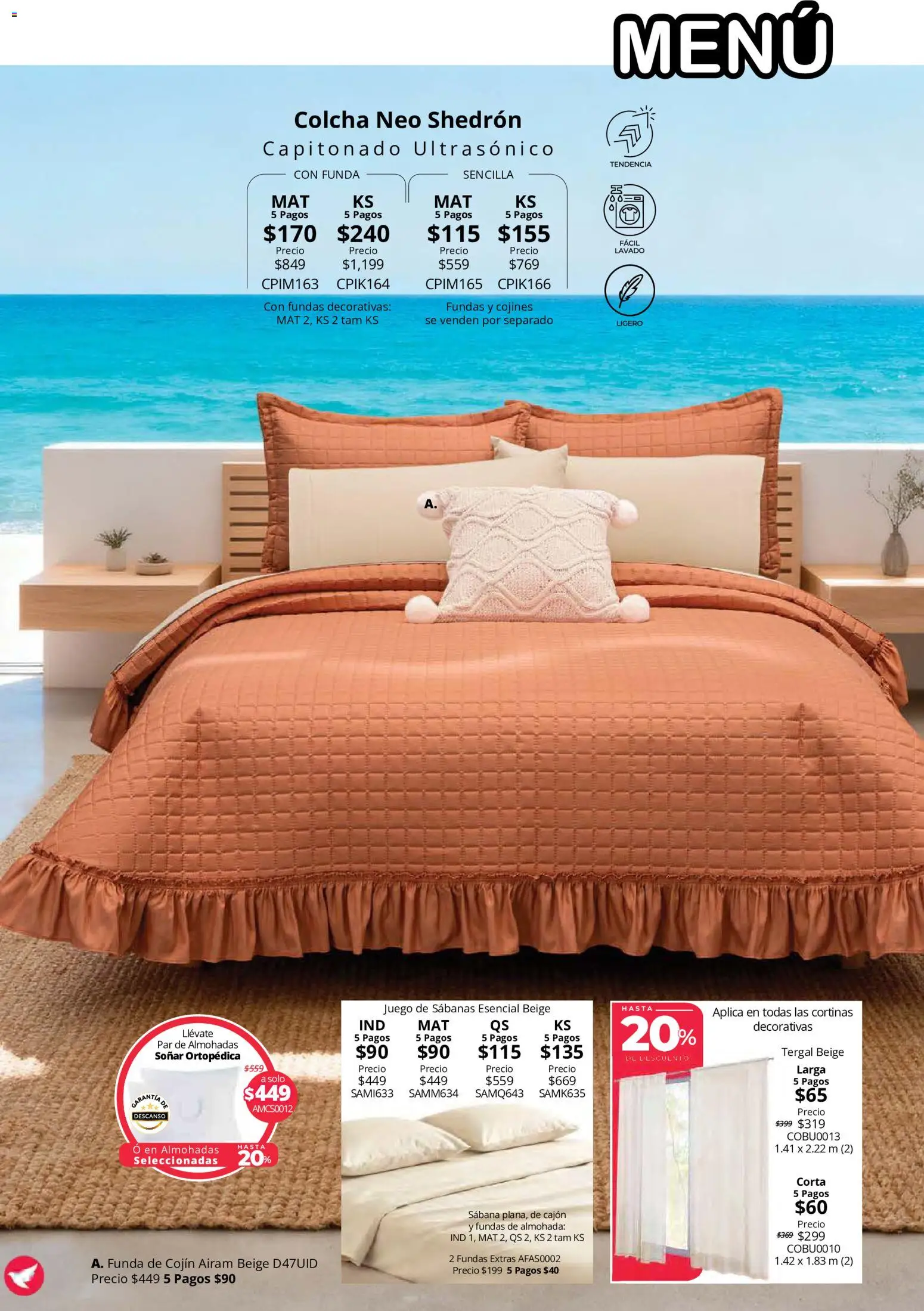 Vista previa las ofertas de la tienda Colchas Concord - Colchas Concord catálogo desde el 15/10/2026 