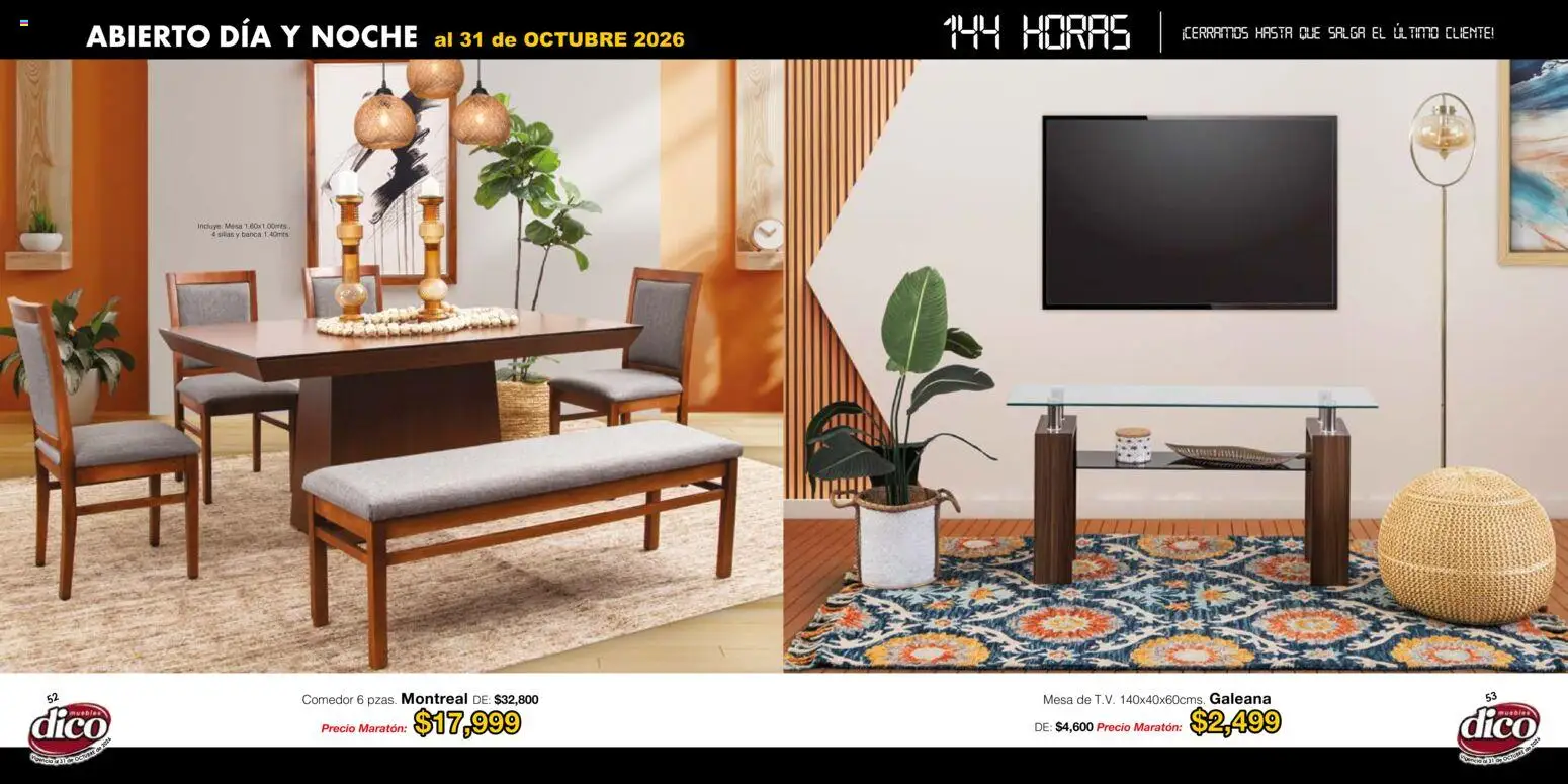 Vista previa las ofertas de la tienda Muebles Dico - Muebles Dico catálogo desde el 22/01/2026 