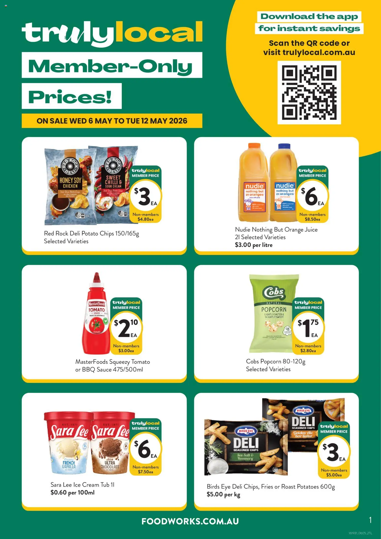 Preview of catalogue Foodworks Truly Local from shop Foodworks valid 06/05/2026