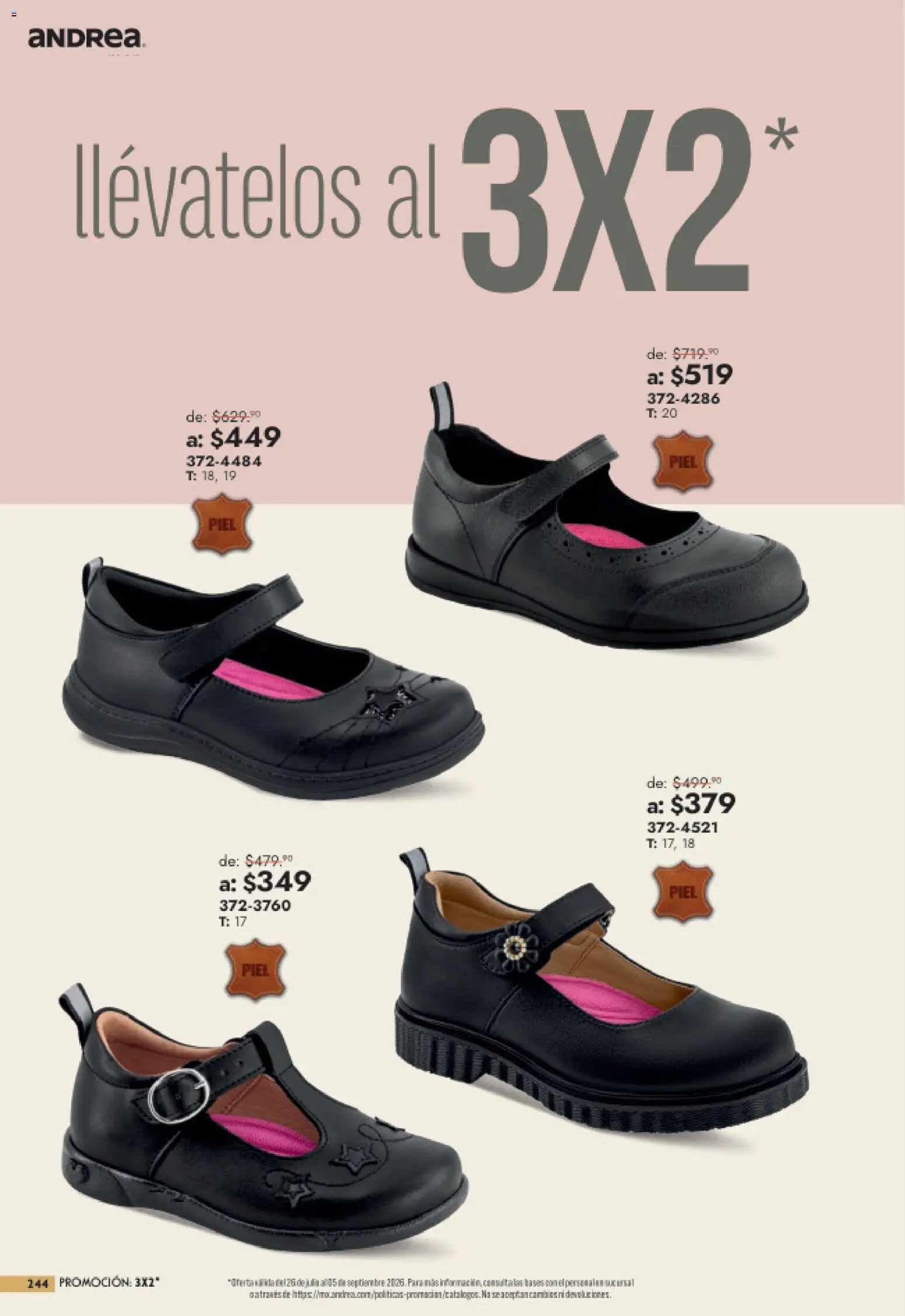 Vista previa las ofertas de la tienda Andrea - Andrea catálogo Outlet desde el 26/07/2026 
