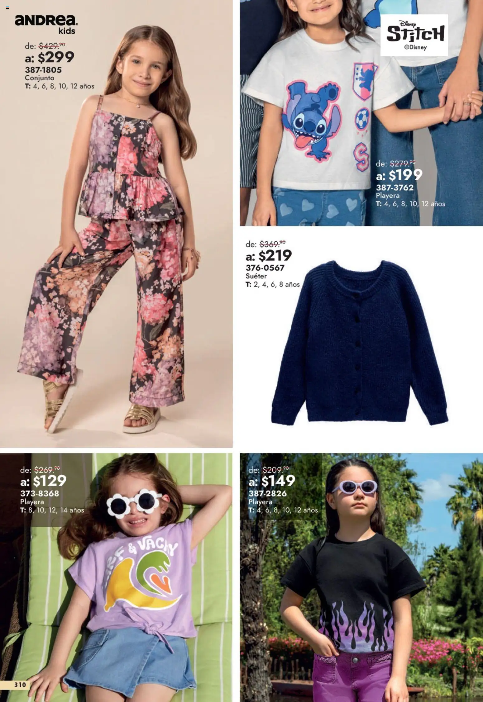 Vista previa las ofertas de la tienda Andrea - Andrea catálogo Outlet desde el 13/09/2026 