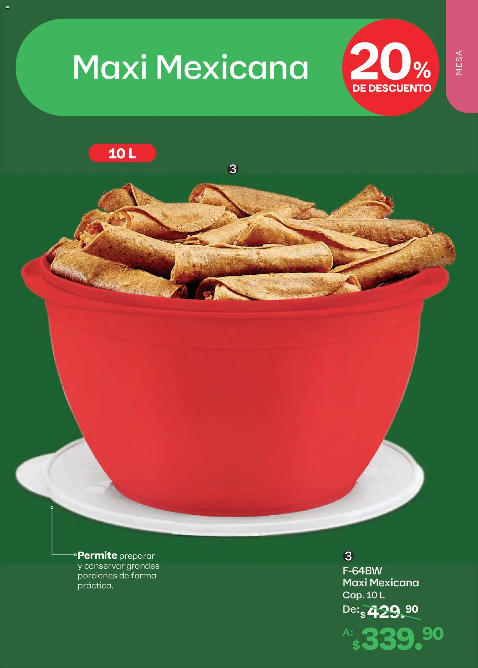 Vista previa las ofertas de la tienda Tupperware - Tupperware catálogo desde el 10/08/2026 